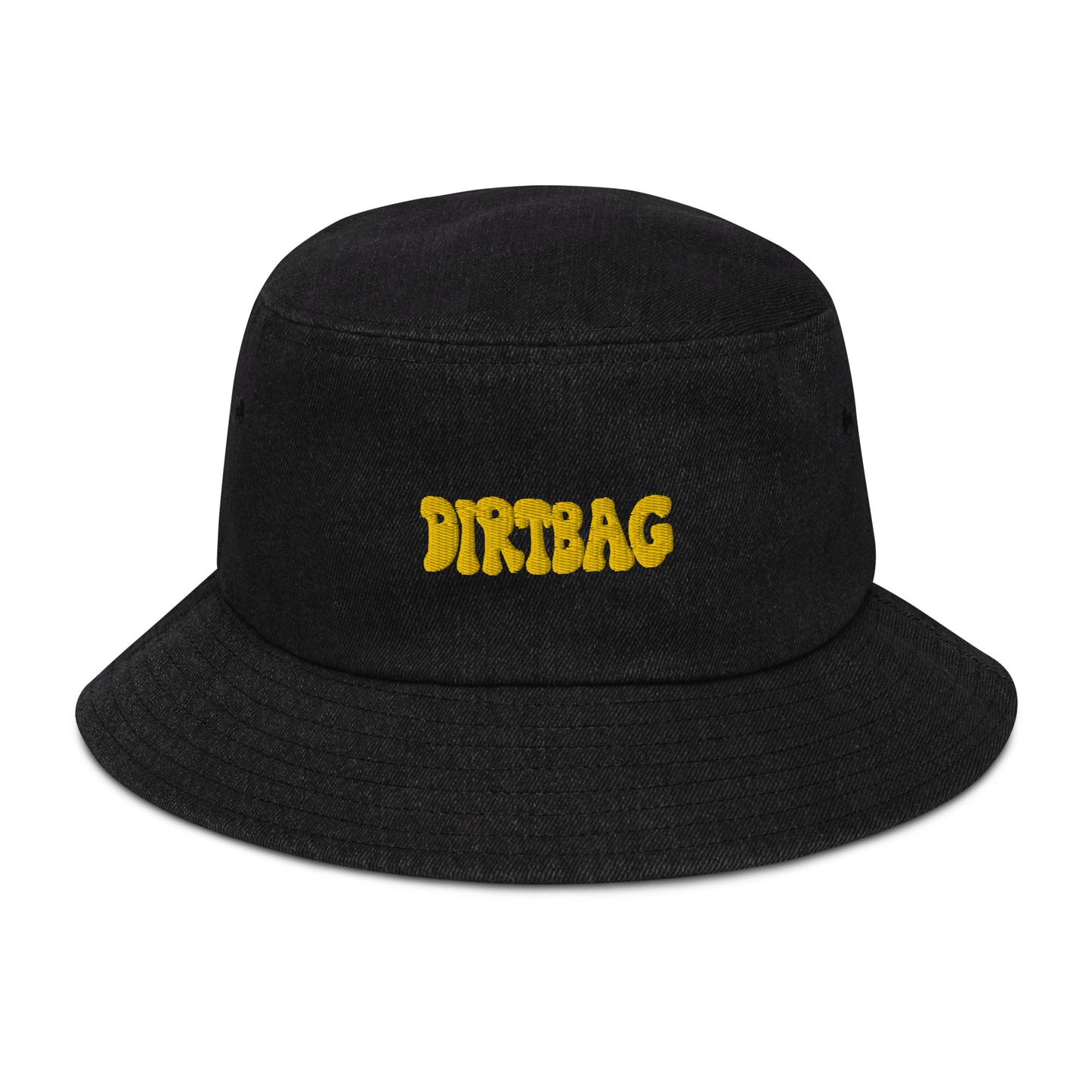 dirtbag denim bucket hat - yellow
