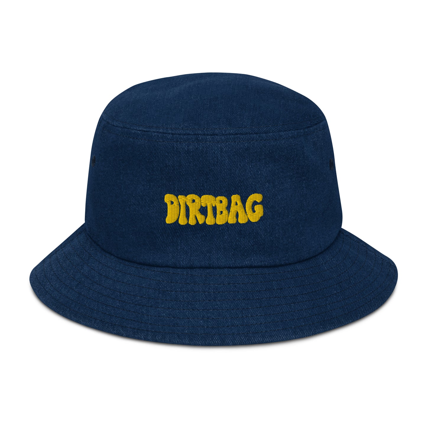 dirtbag denim bucket hat - yellow