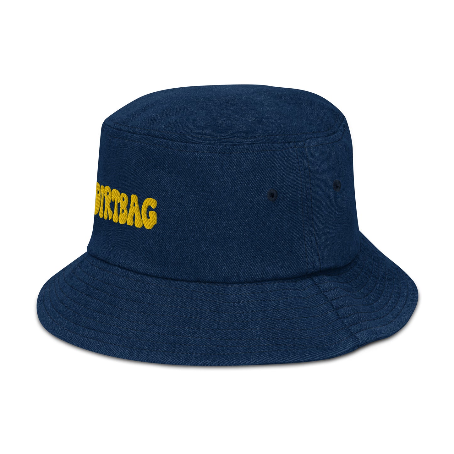 dirtbag denim bucket hat - yellow