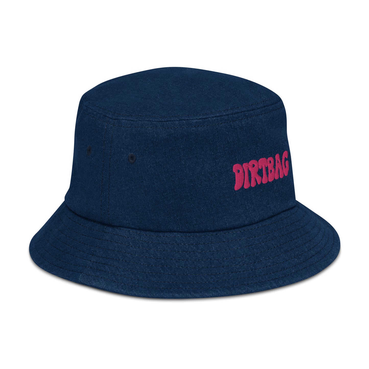 dirtbag denim bucket hat - pink