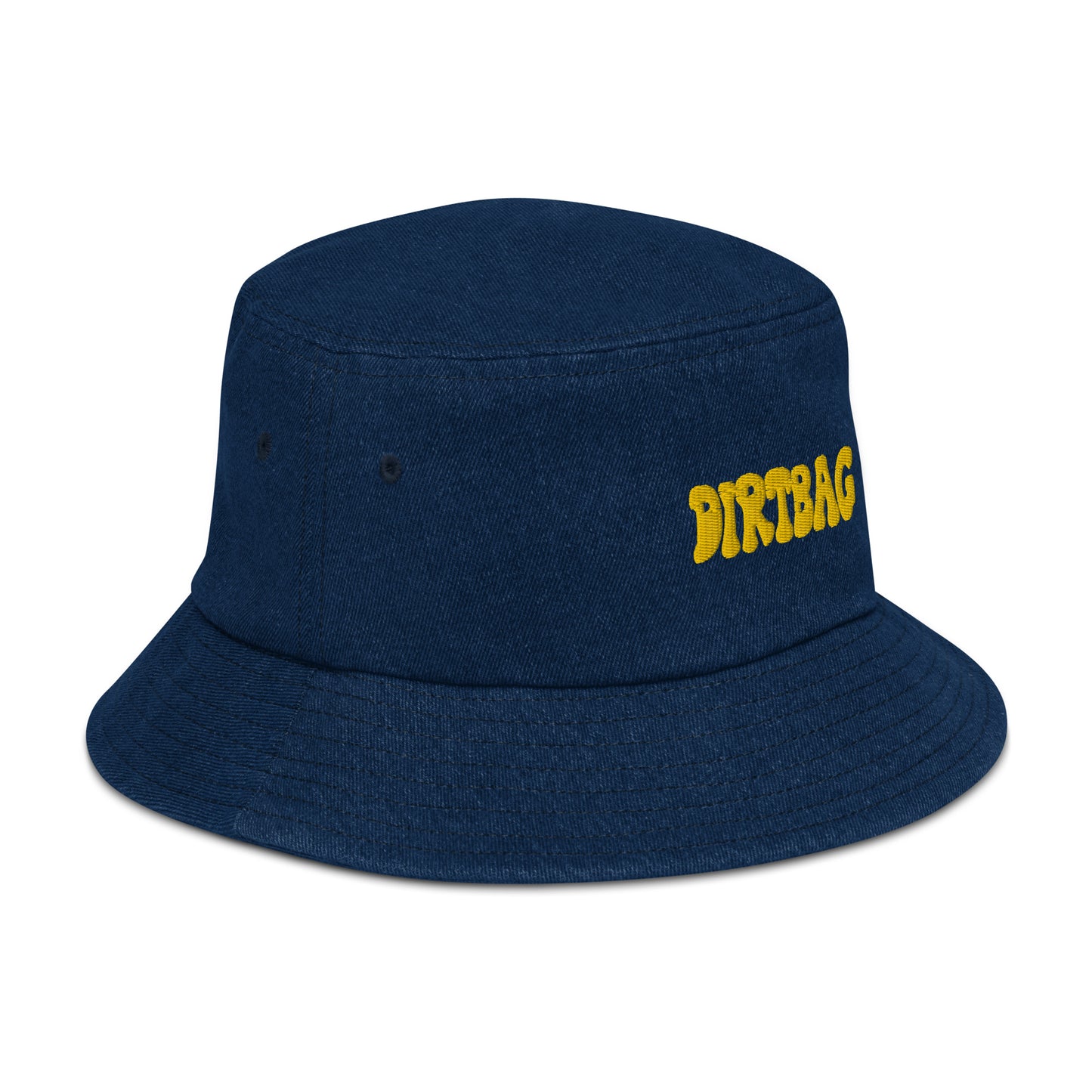 dirtbag denim bucket hat - yellow