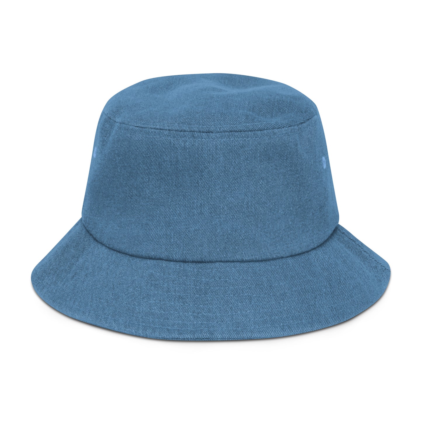 spread good vibes denim bucket hat - yellow