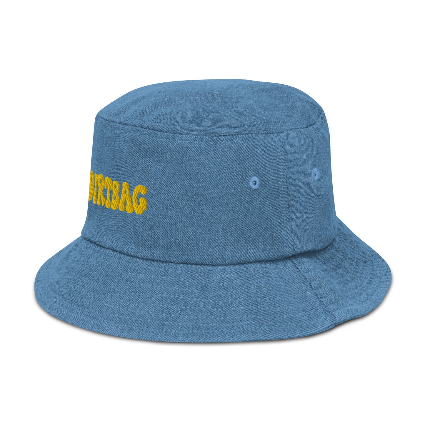 dirtbag denim bucket hat - yellow