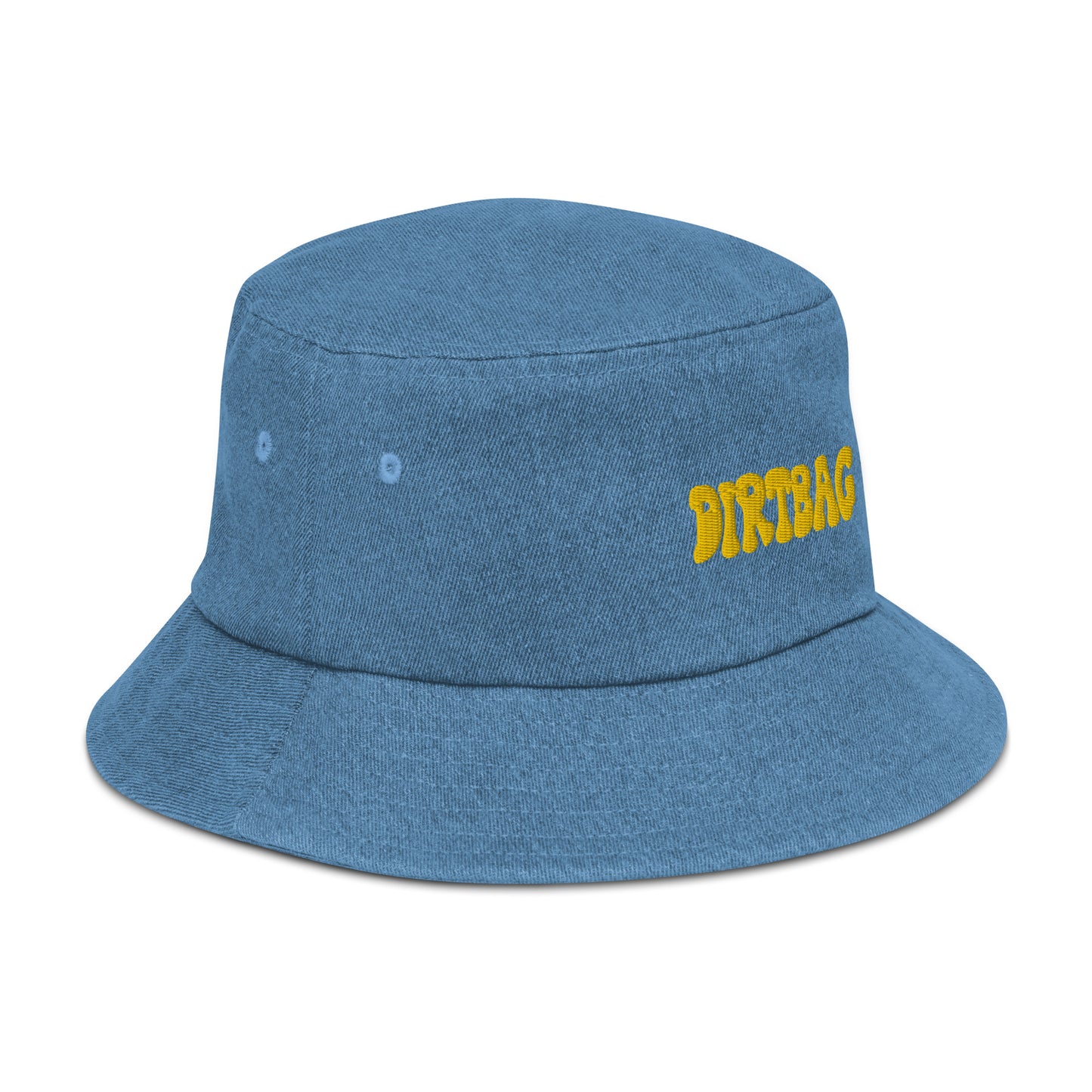 dirtbag denim bucket hat - yellow