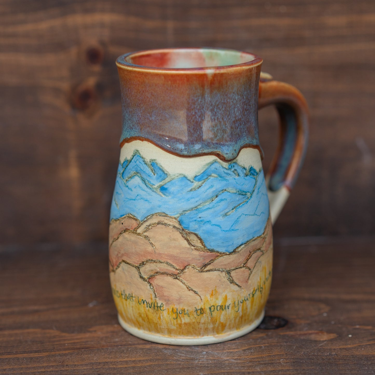 sketchbook poetry mug