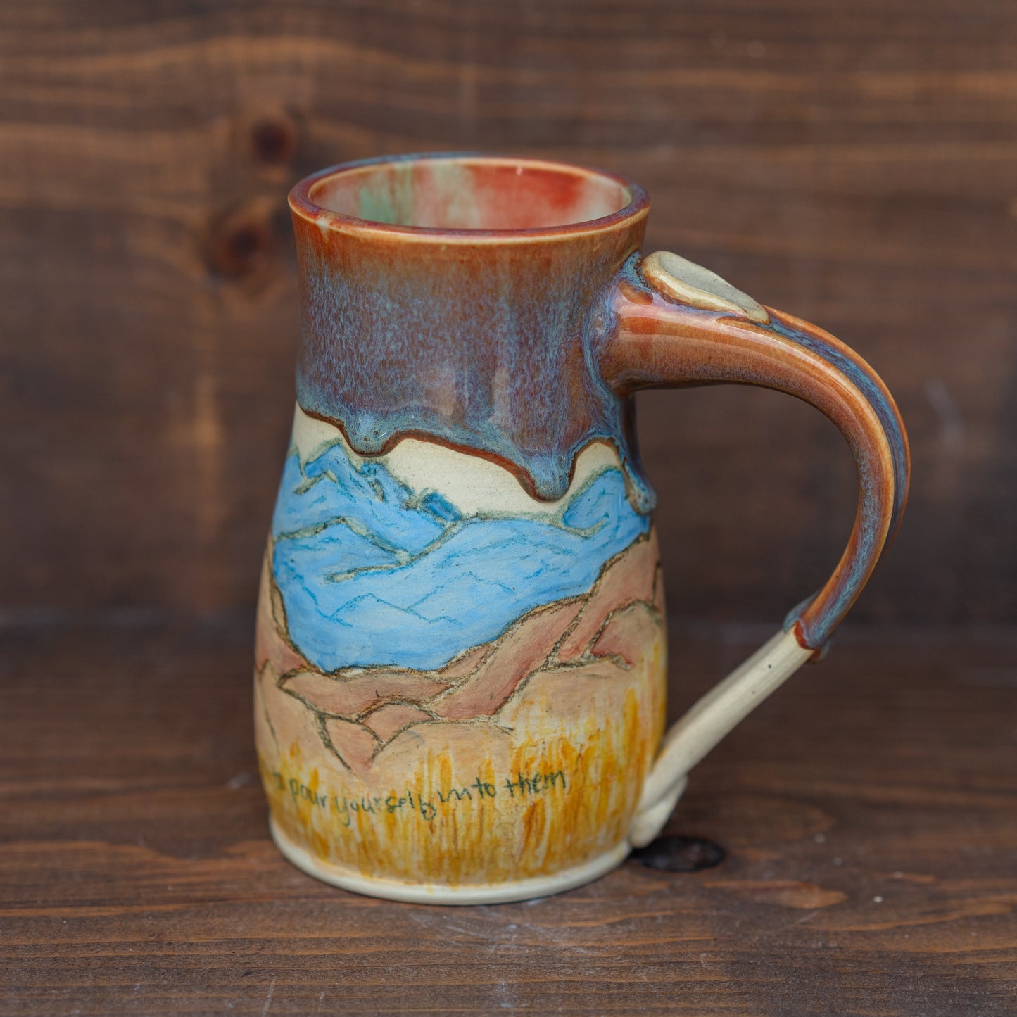 sketchbook poetry mug