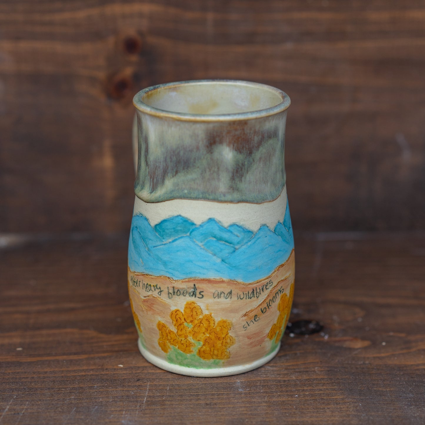 sketchbook poetry mug