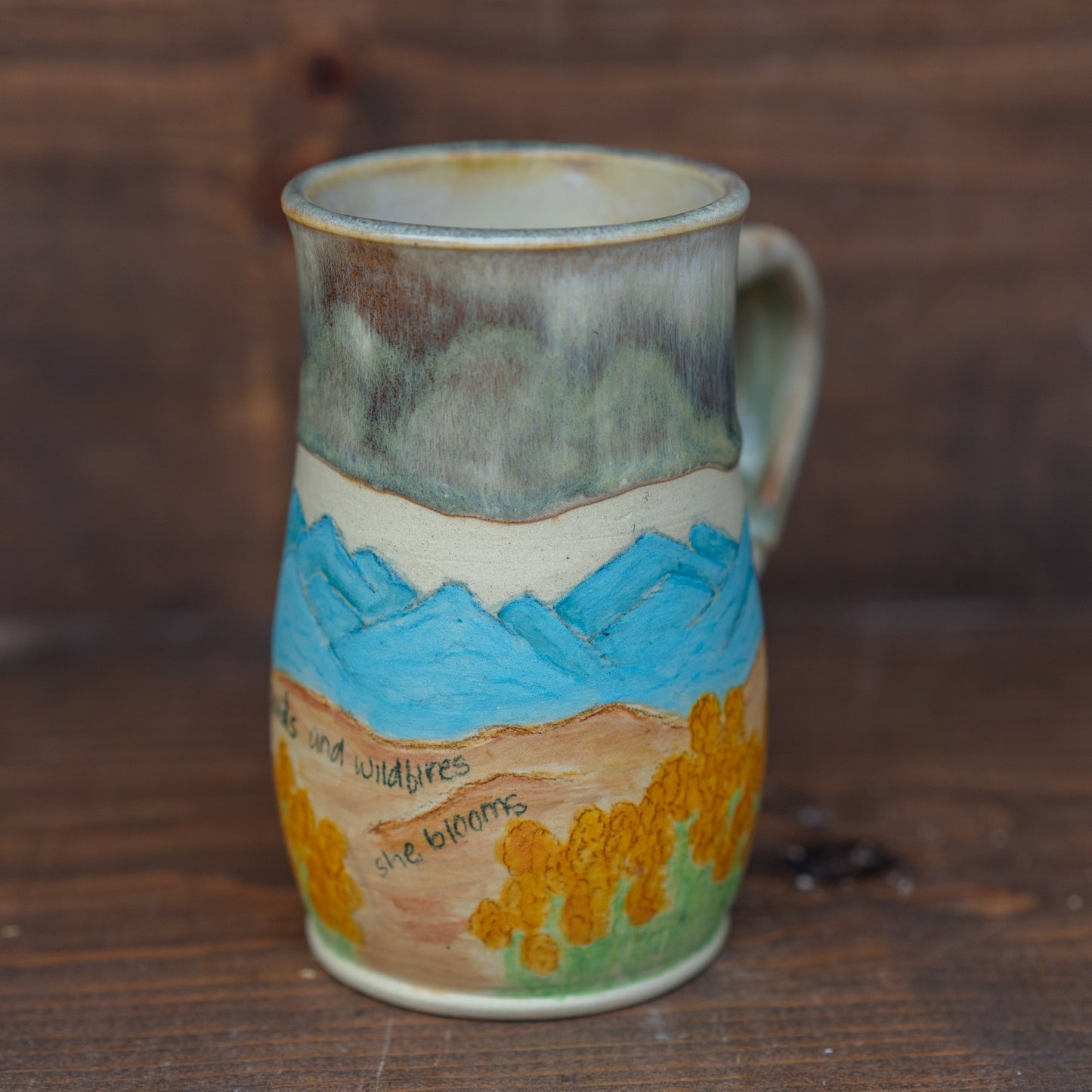 sketchbook poetry mug