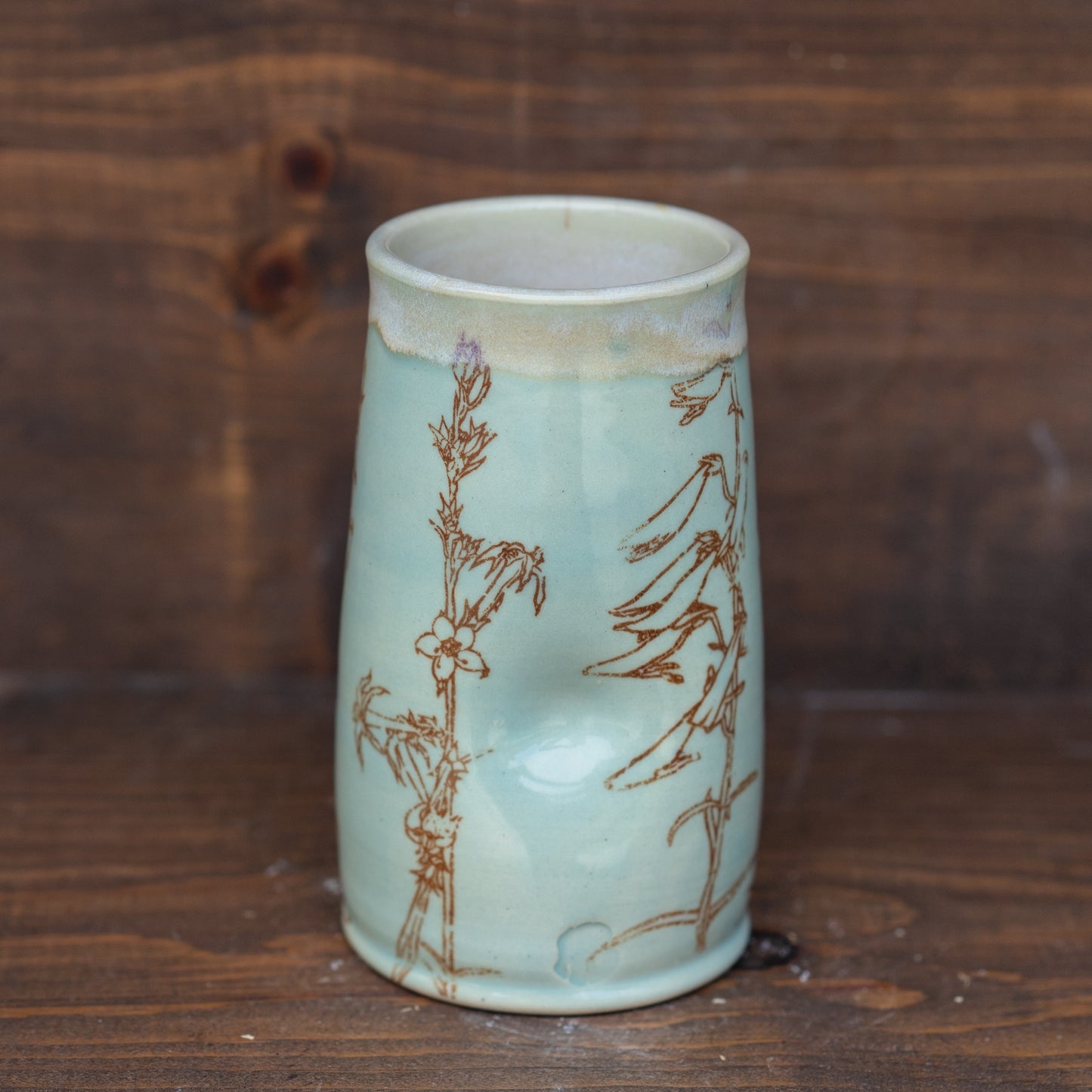 wildflower tumbler in glacier
