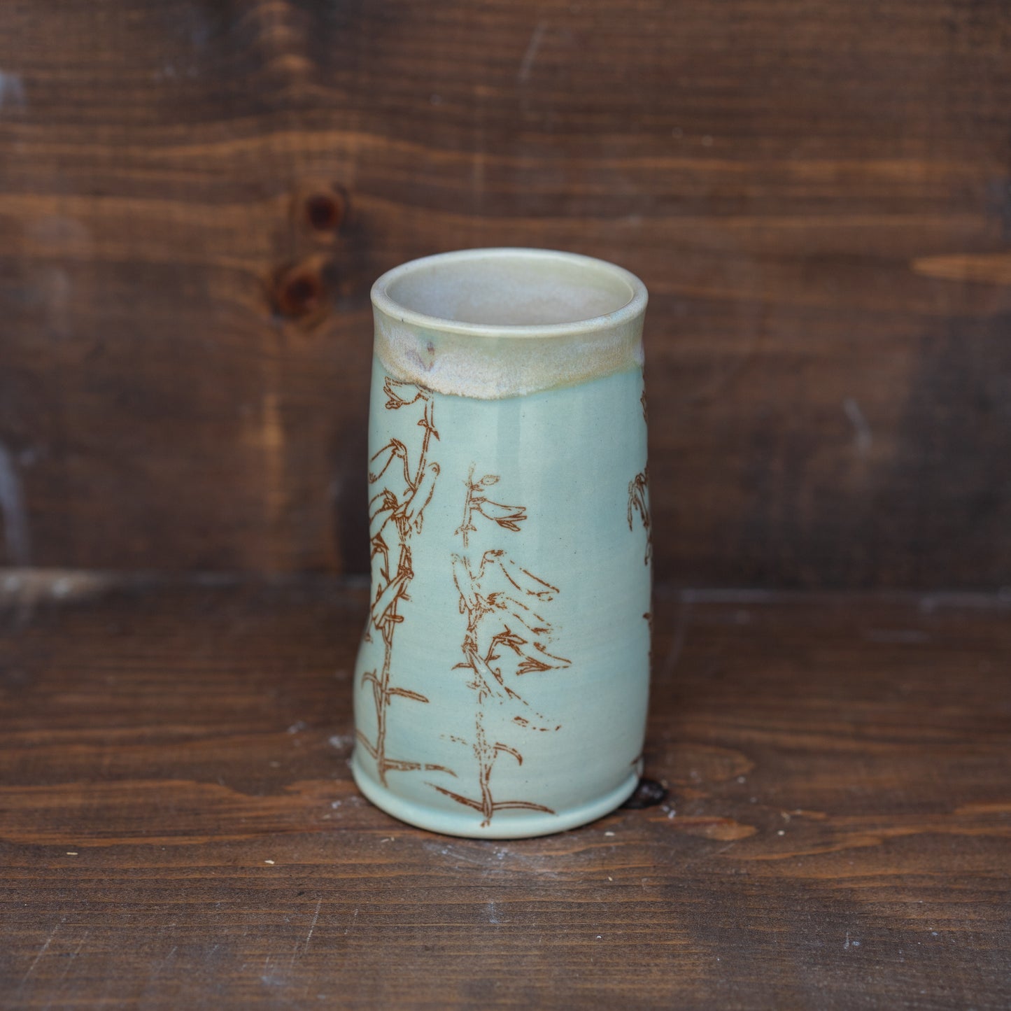 wildflower tumbler in glacier