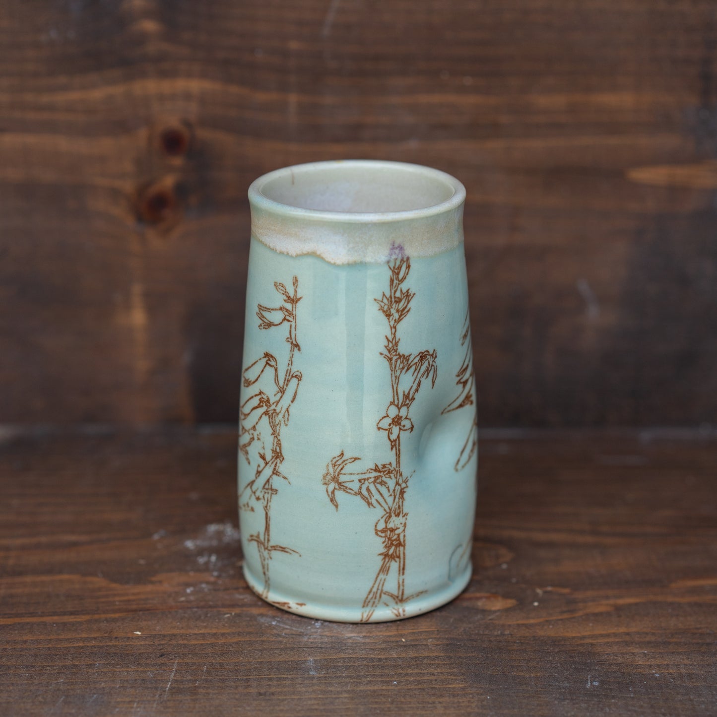 wildflower tumbler in glacier