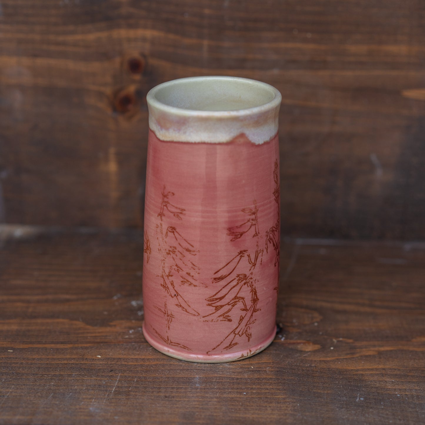 wildflower tumbler in plum