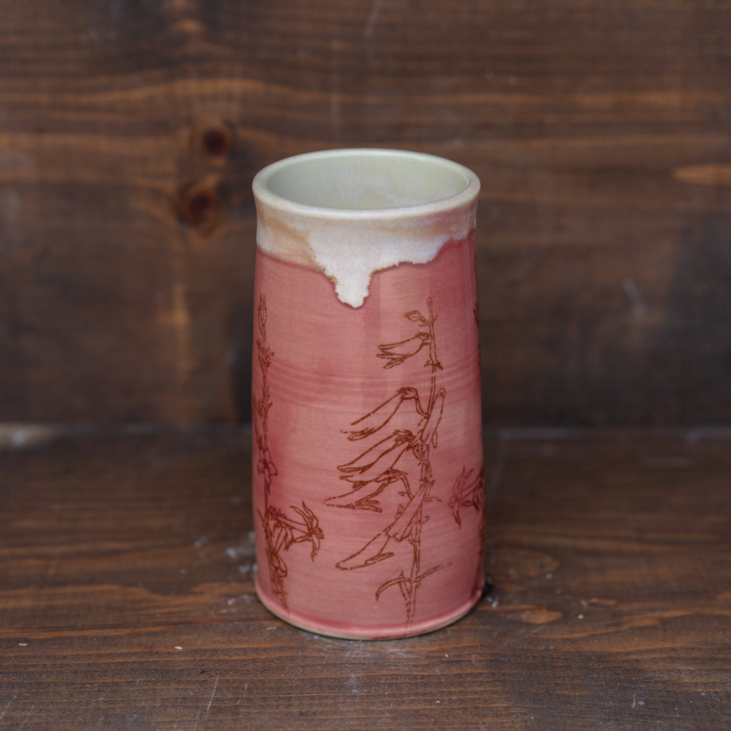 wildflower tumbler in plum