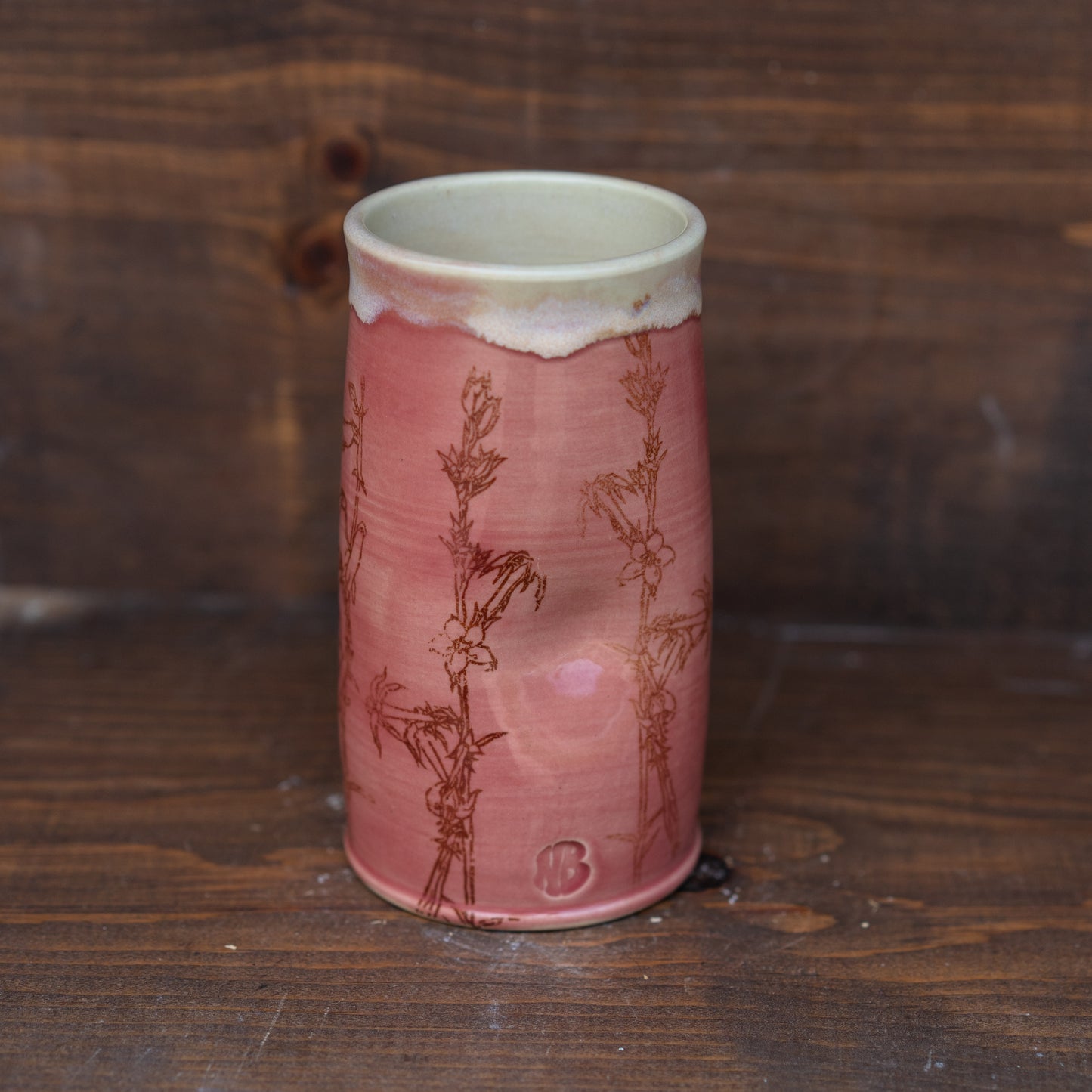wildflower tumbler in plum
