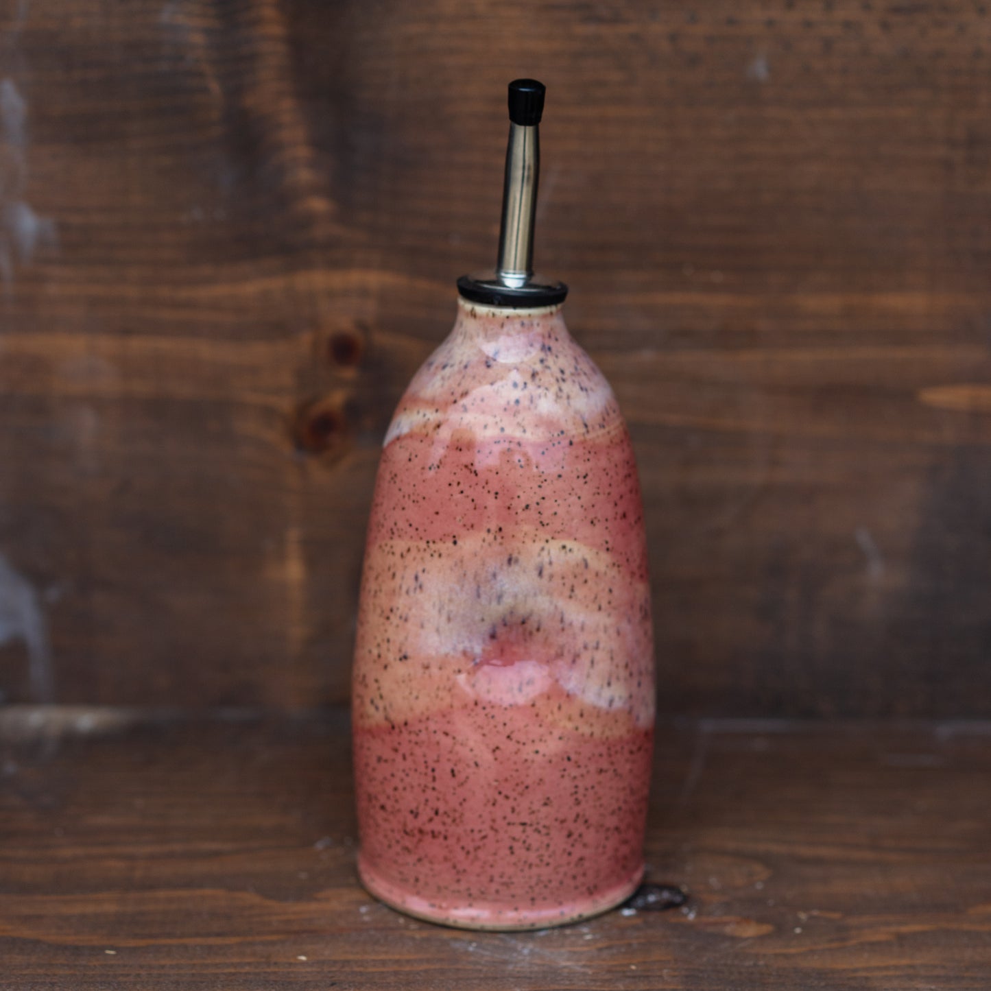 speckled oil cruet // soap dispenser