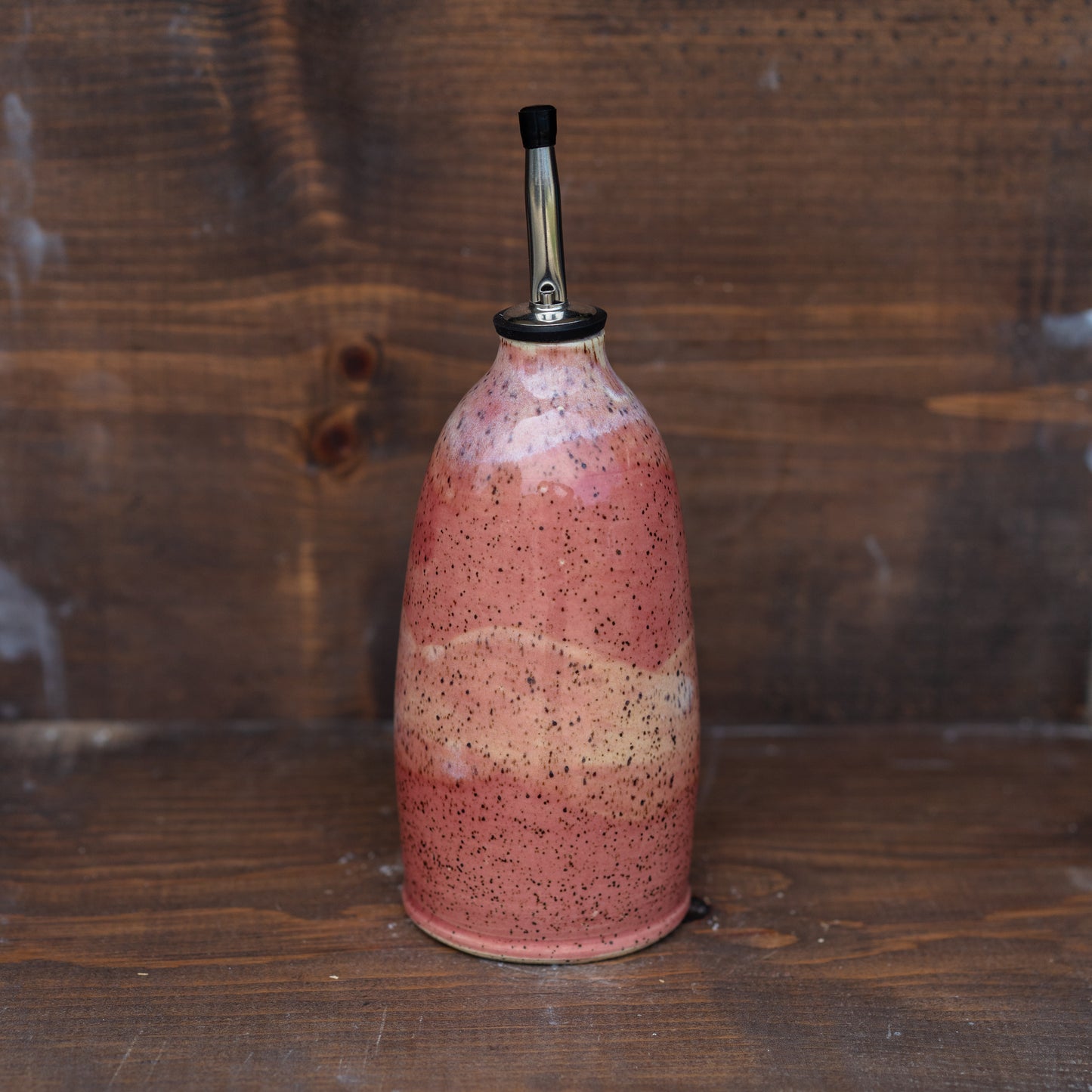 speckled oil cruet // soap dispenser