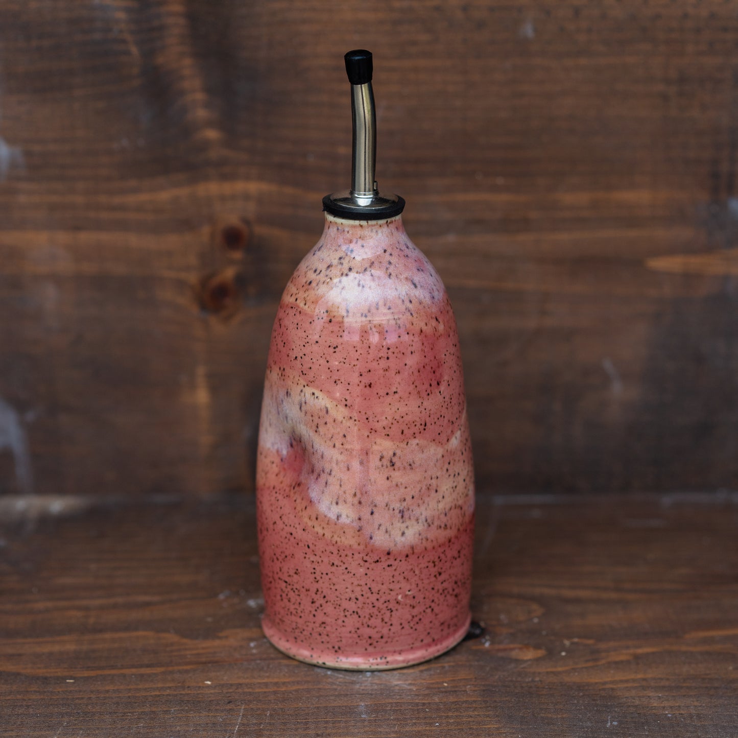 speckled oil cruet // soap dispenser