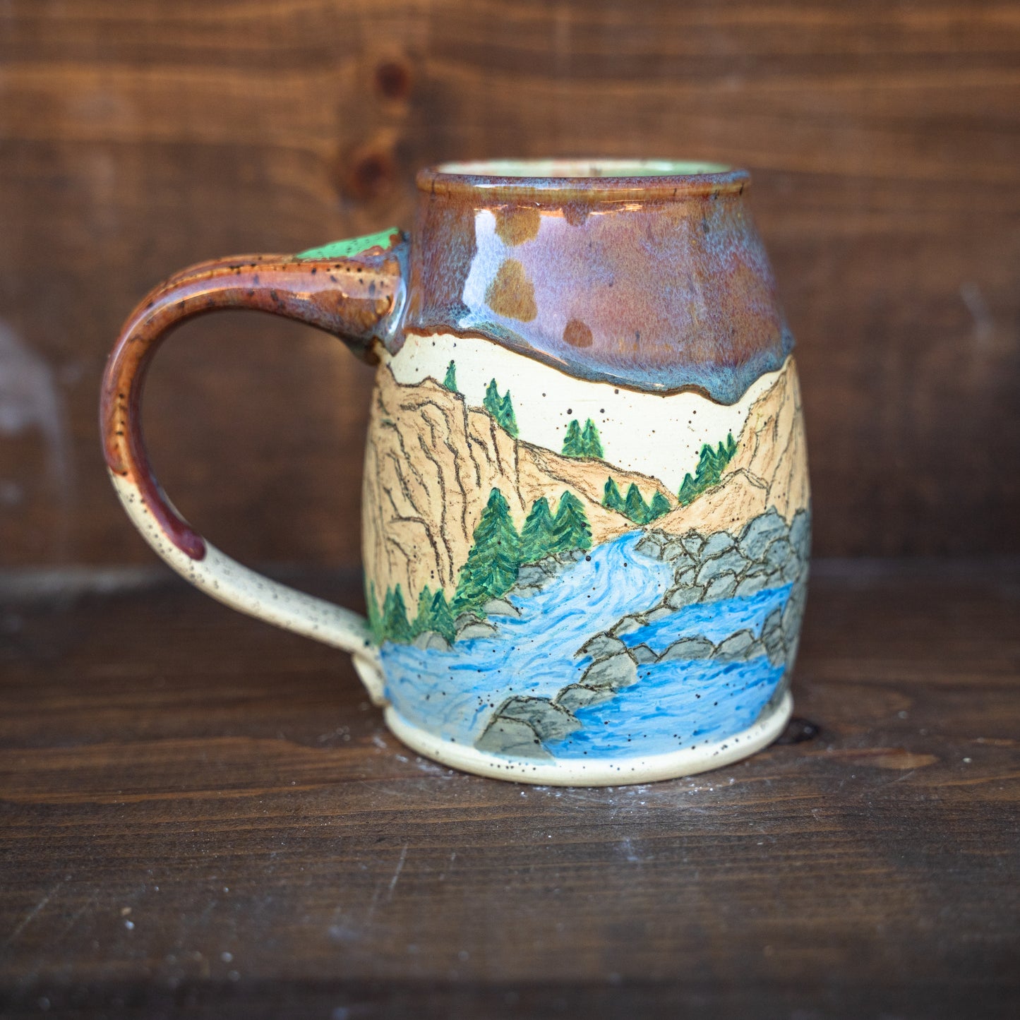 hot springs sketchbook mug