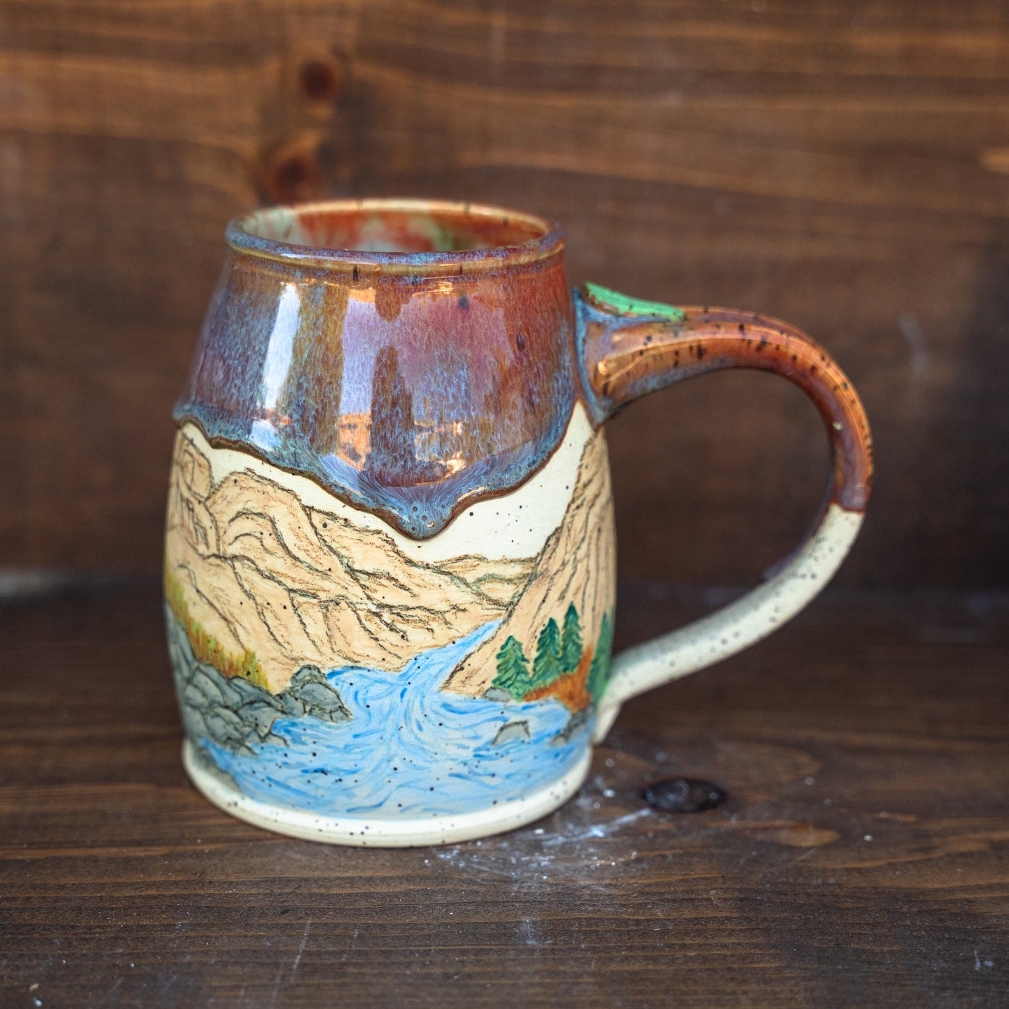 hot springs sketchbook mug
