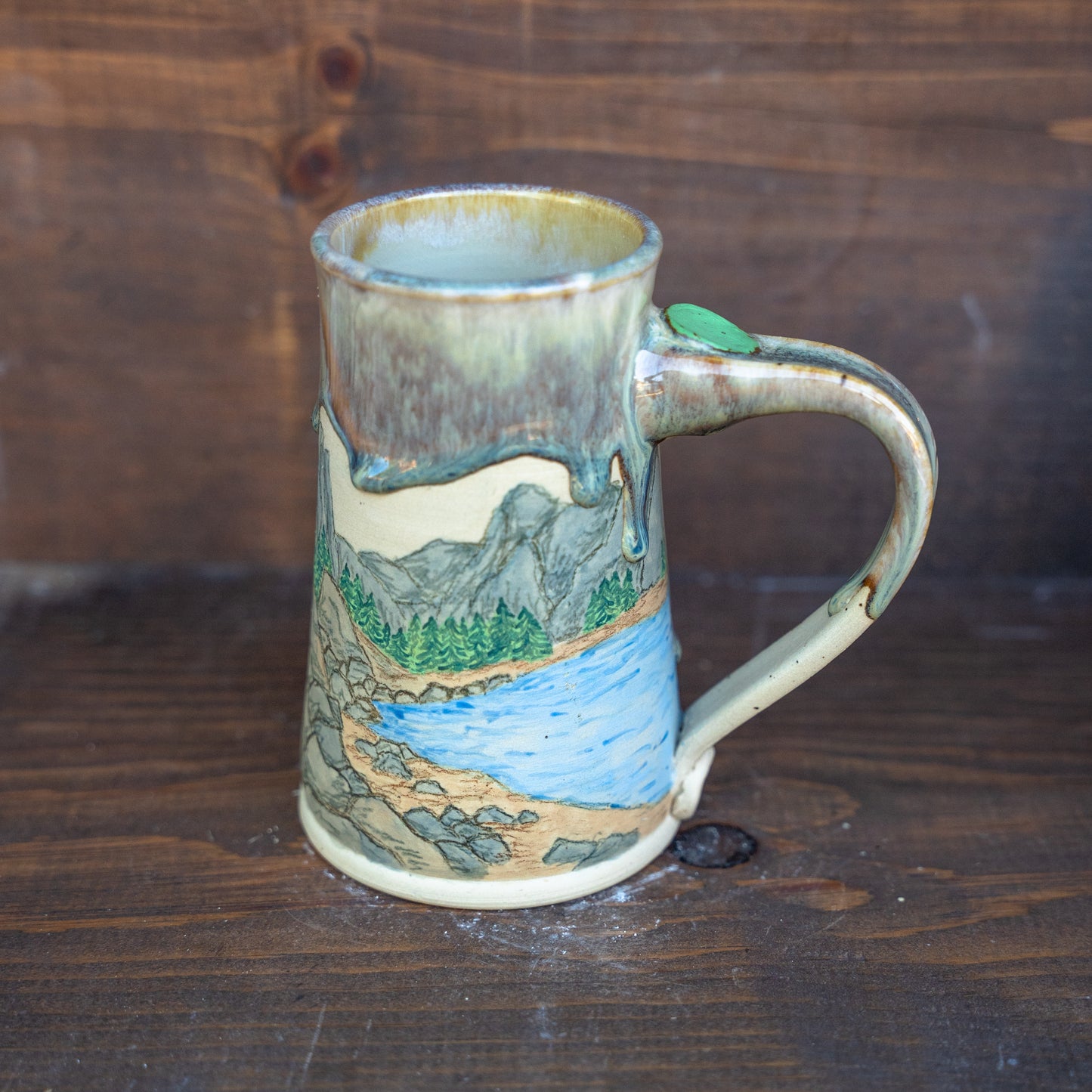 alpine lake hot springs mug