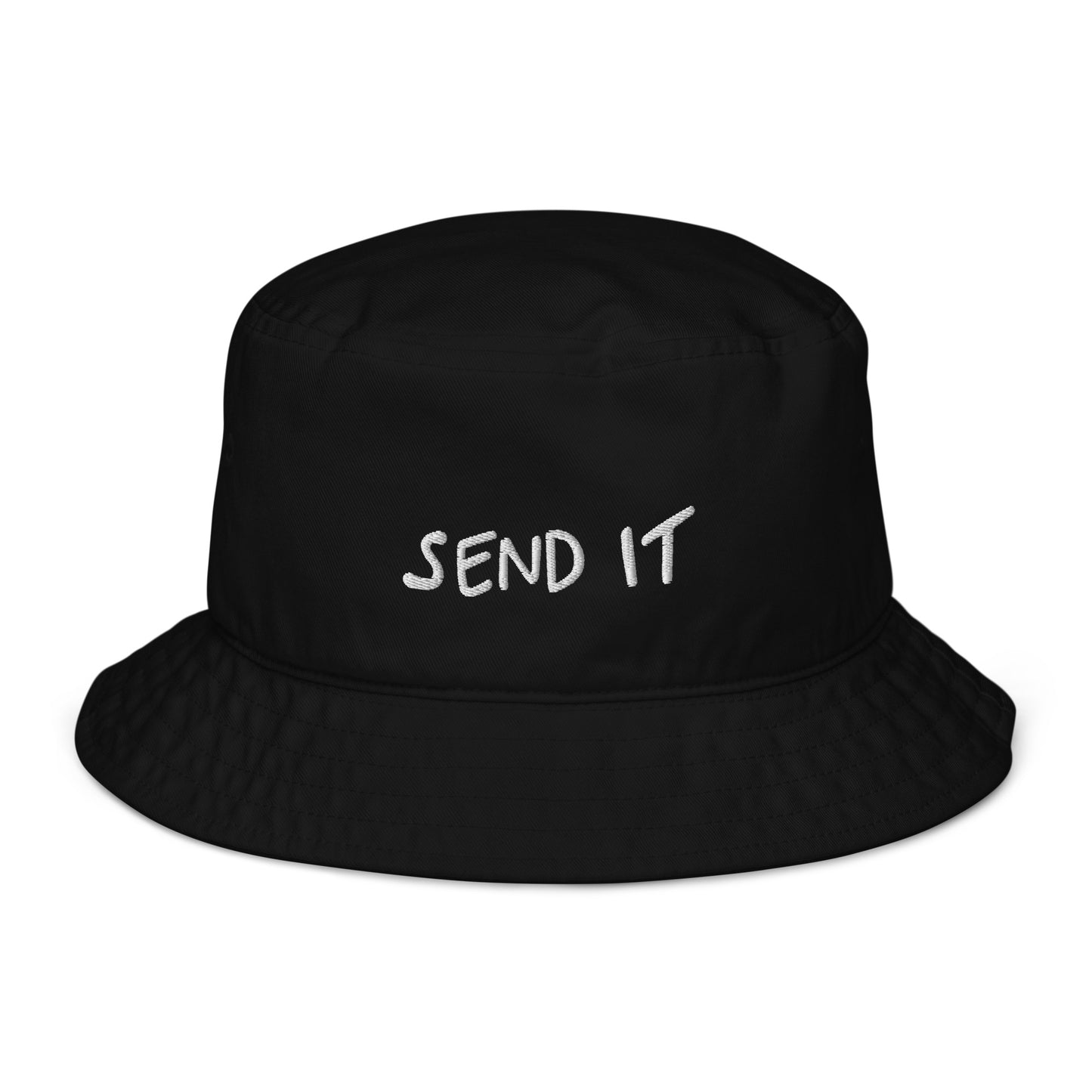 send it organic cotton bucket hat