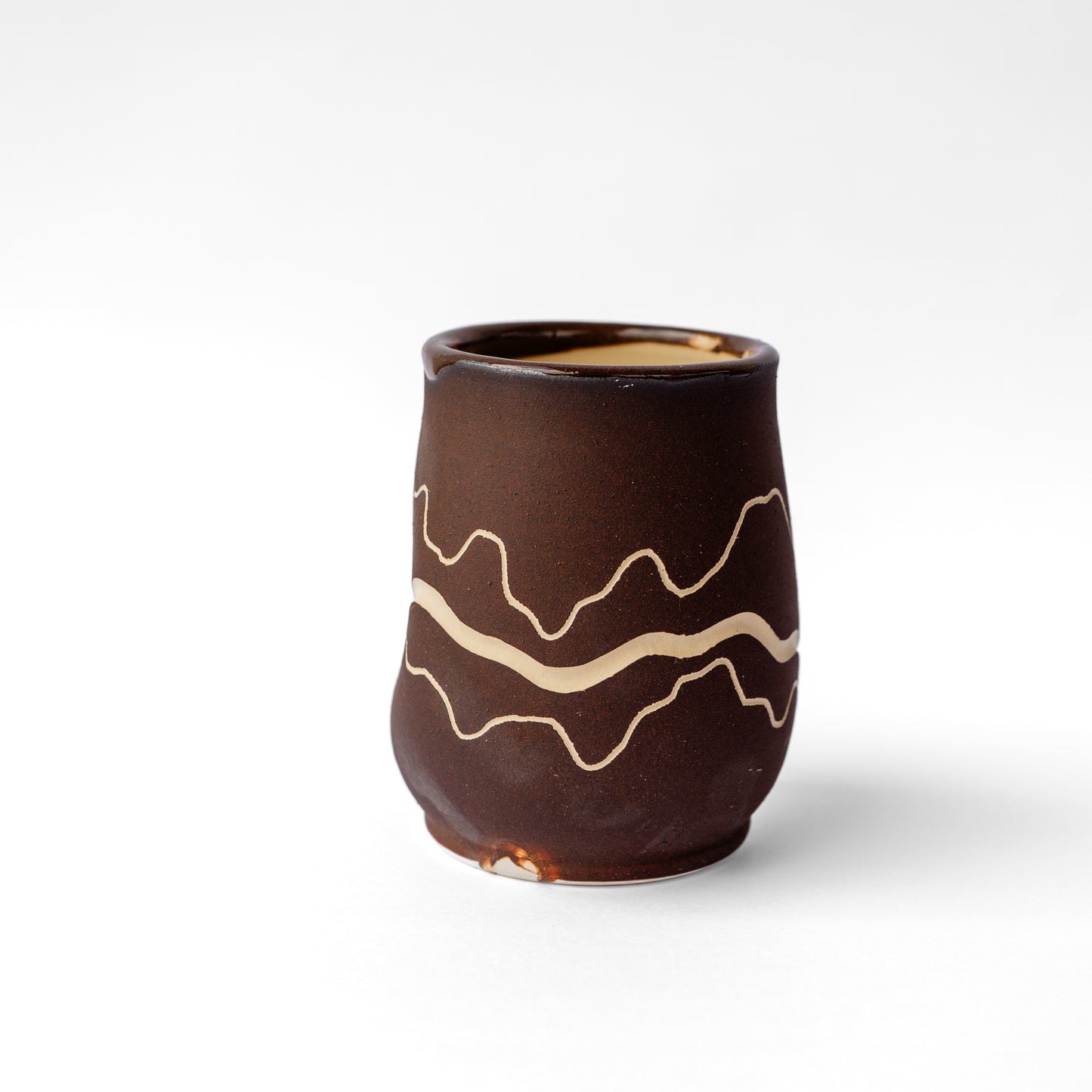 landscape sgraffito short thumb tumbler