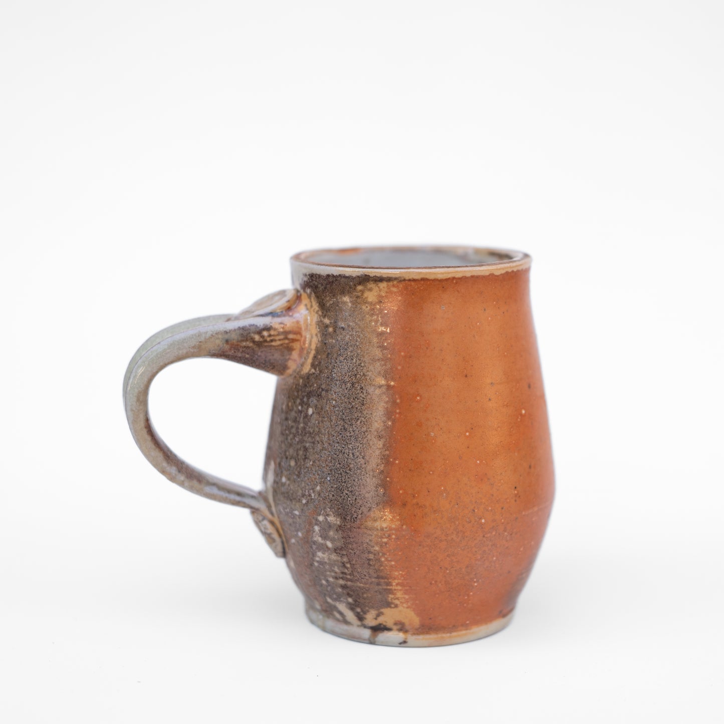 soda-fired pitch mug