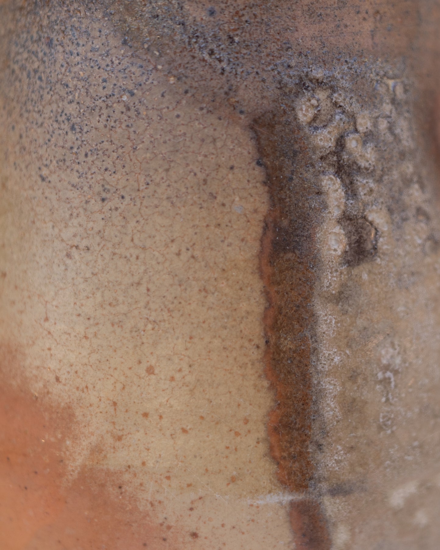soda-fired pitch mug