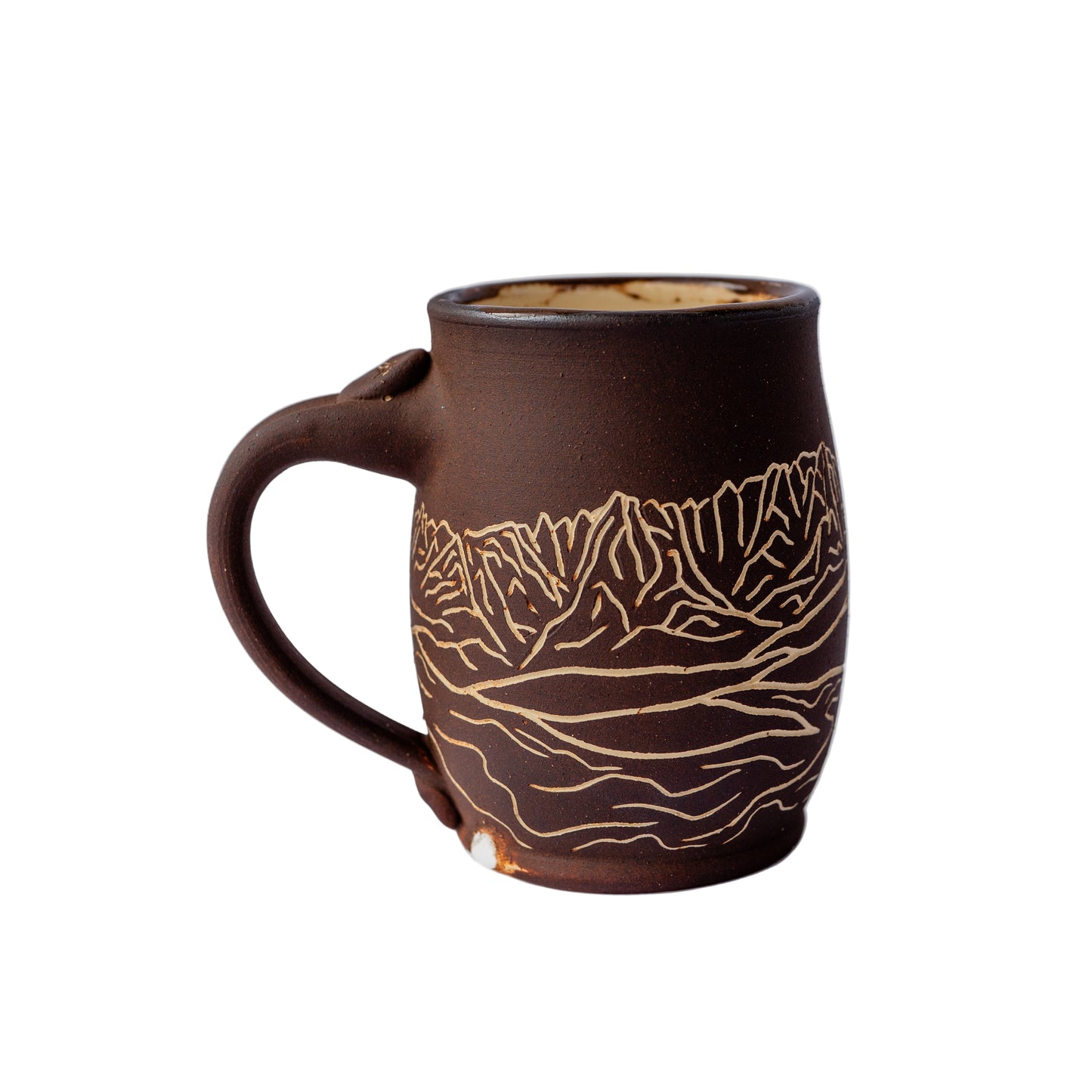 mountain pass sgraffito mug