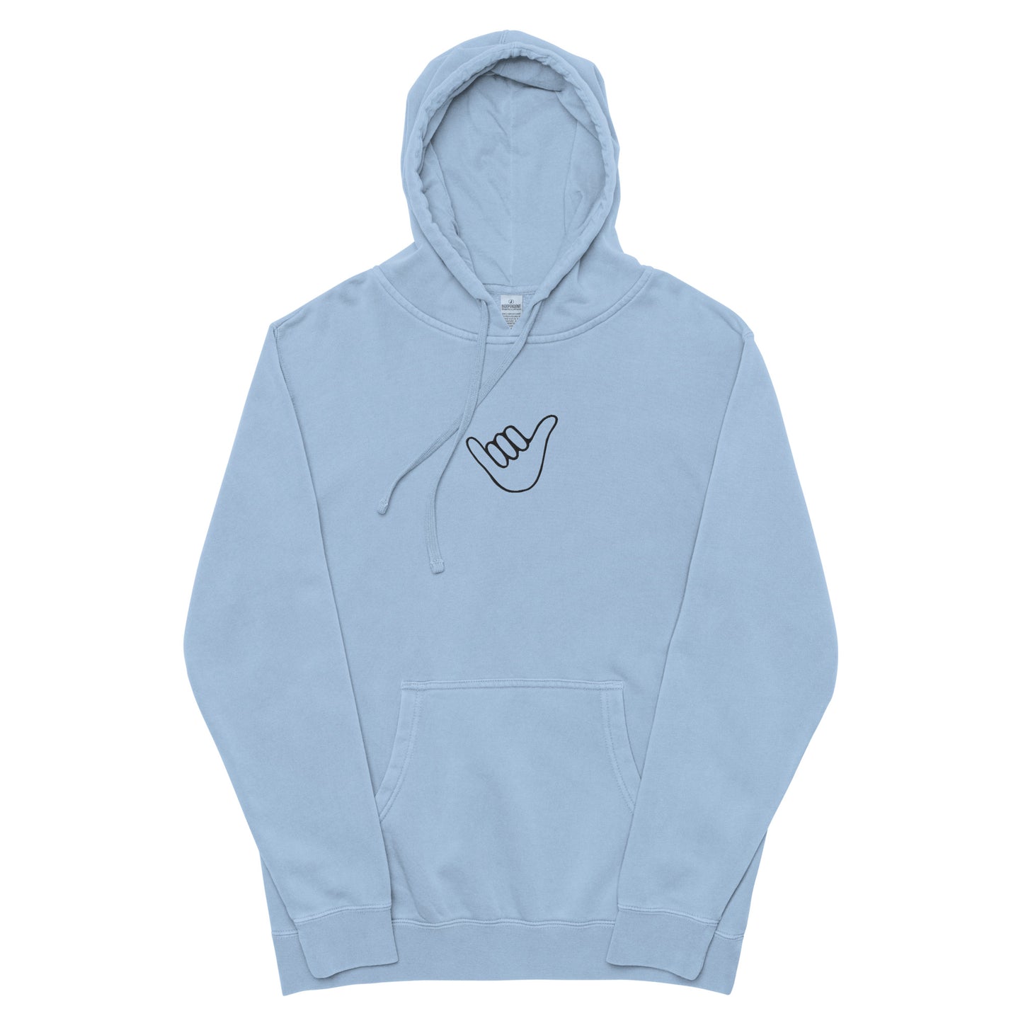 shaka pigment-dyed hoodie