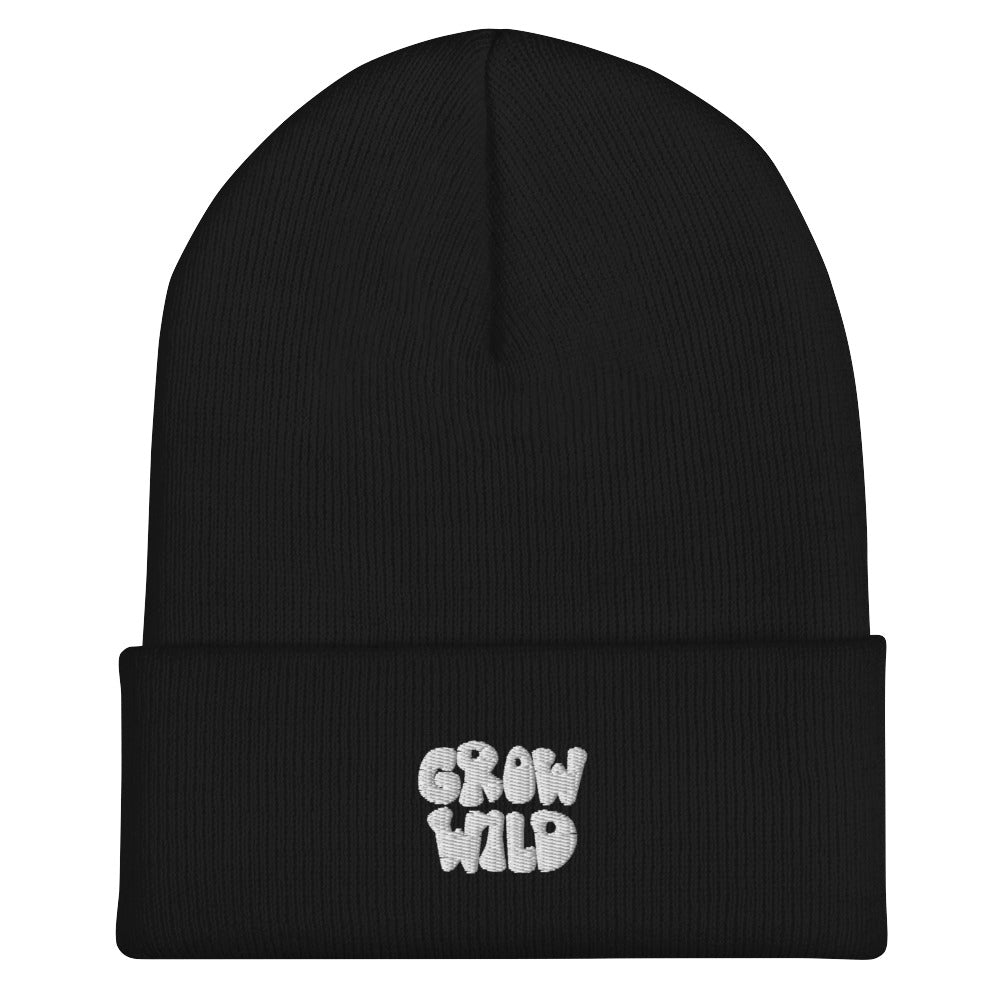 grow wild cuffed beanie