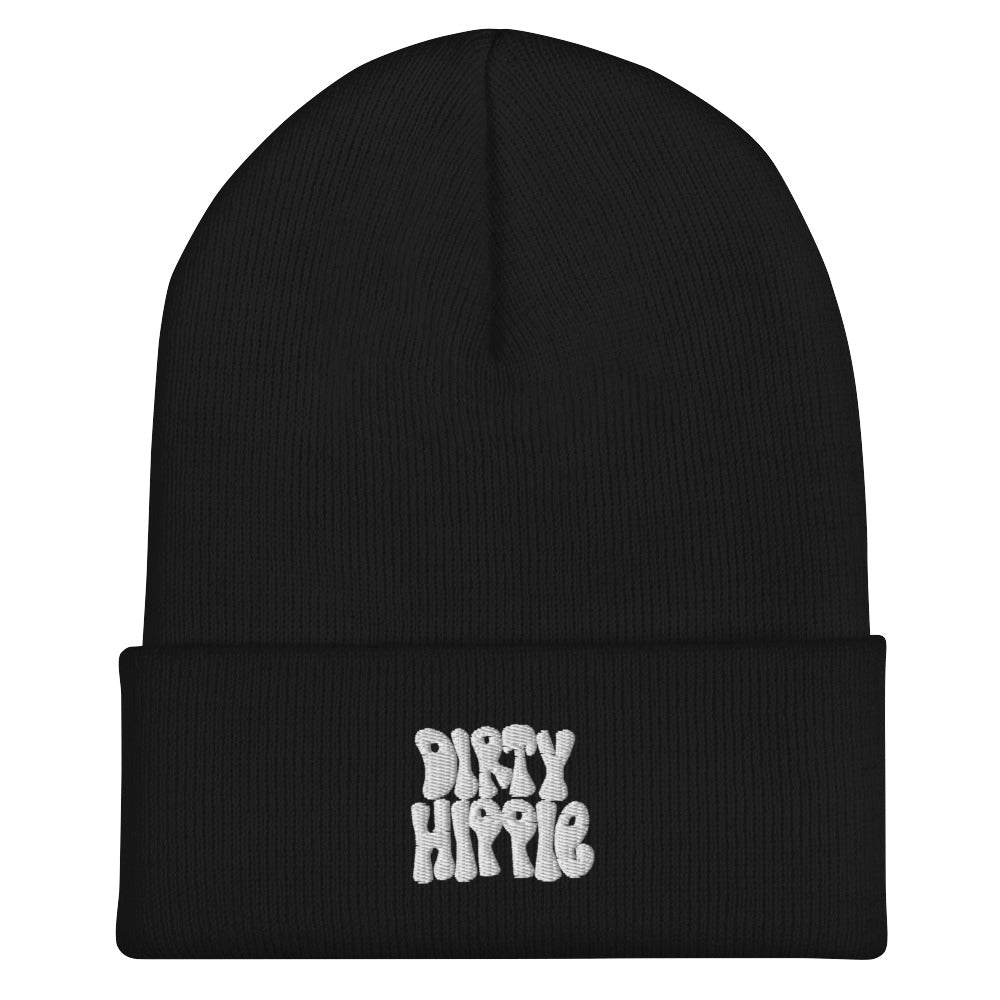 dirty hippie cuffed beanie