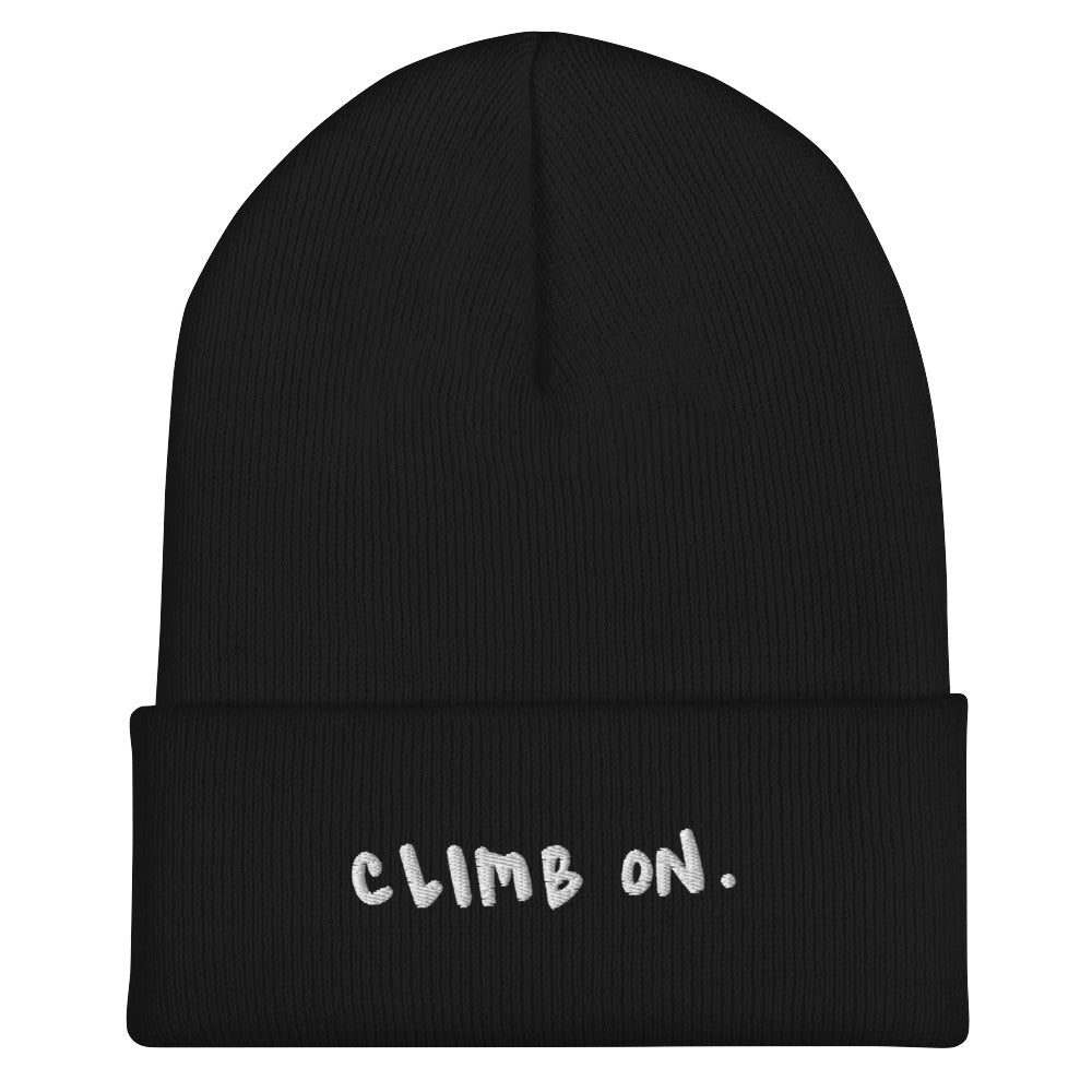climb on beanie