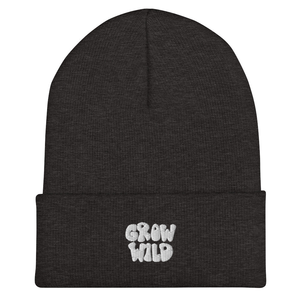 grow wild cuffed beanie