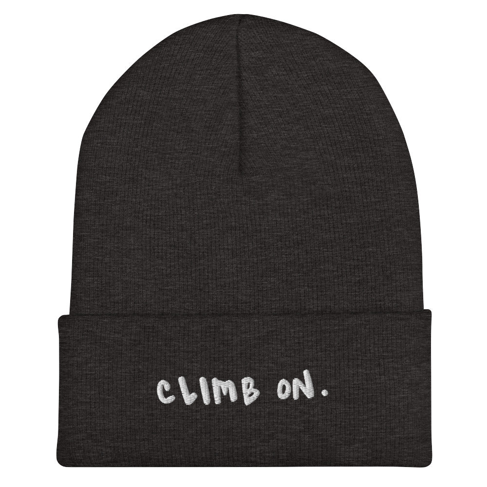 climb on beanie