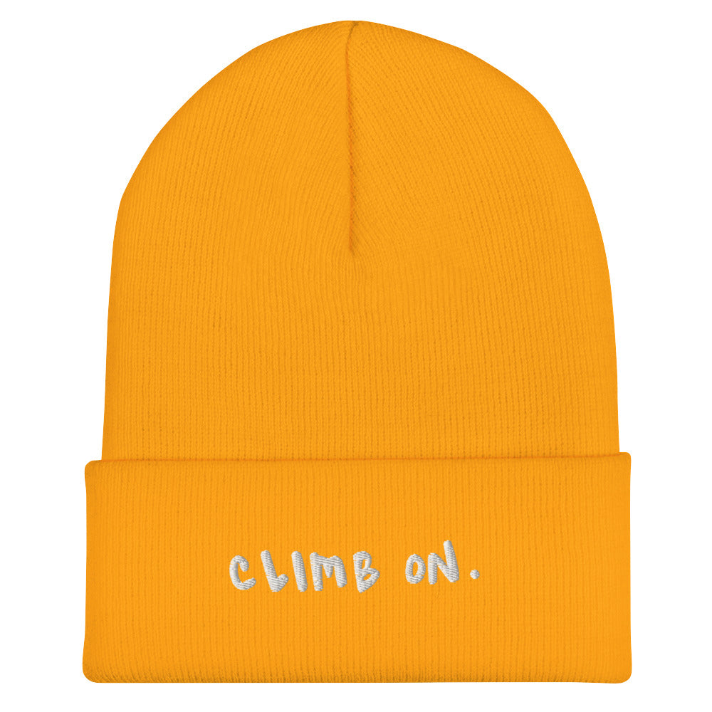 climb on beanie