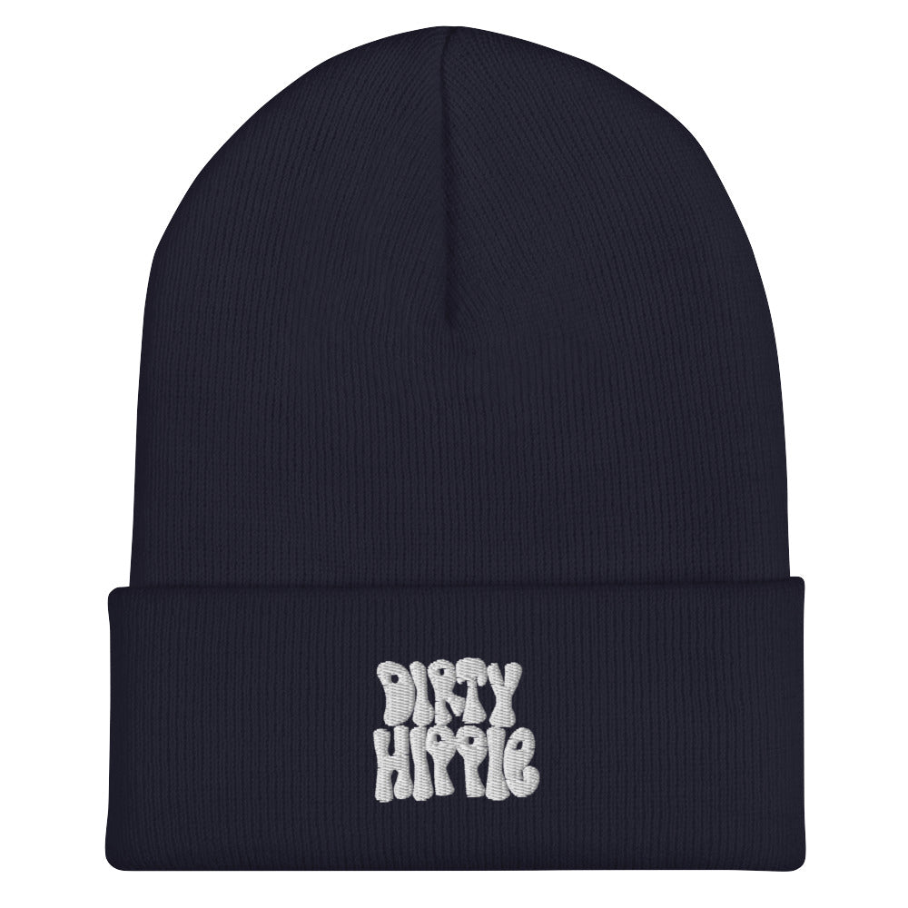 dirty hippie cuffed beanie