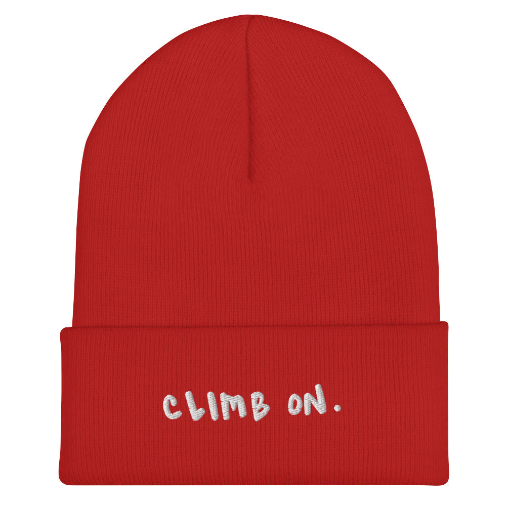 climb on beanie
