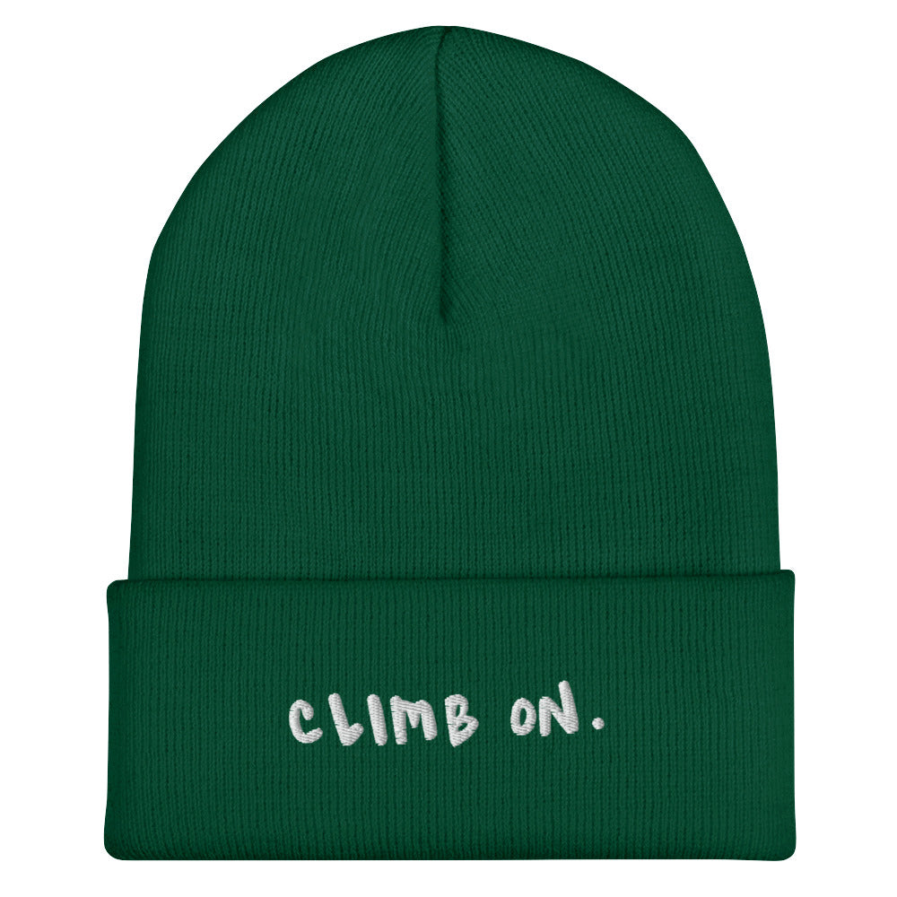 climb on beanie