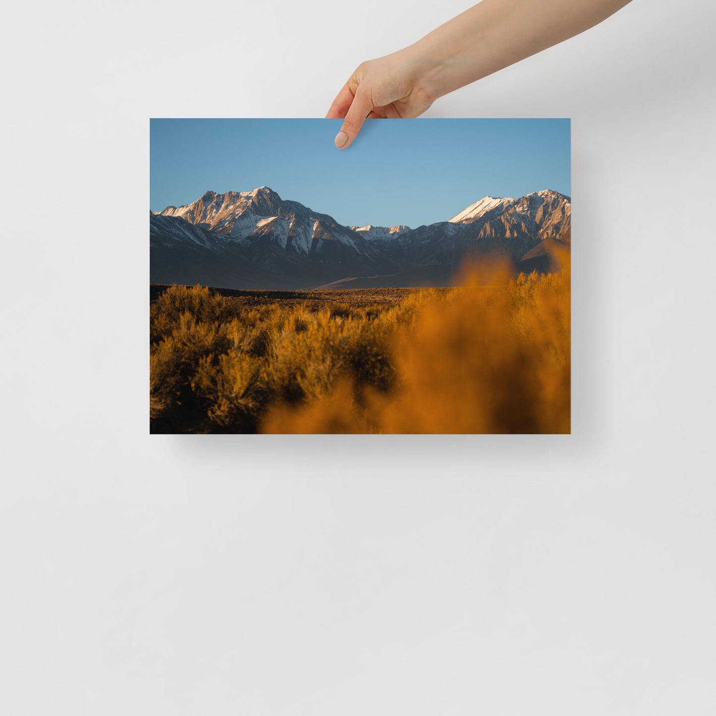 mammoth sunrise print