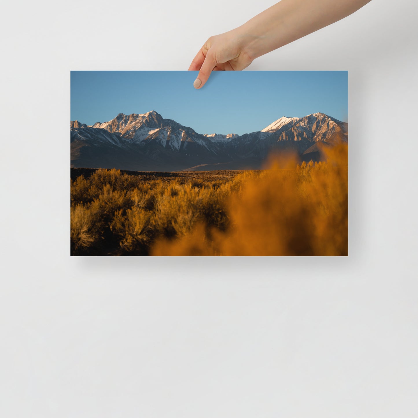 mammoth sunrise print