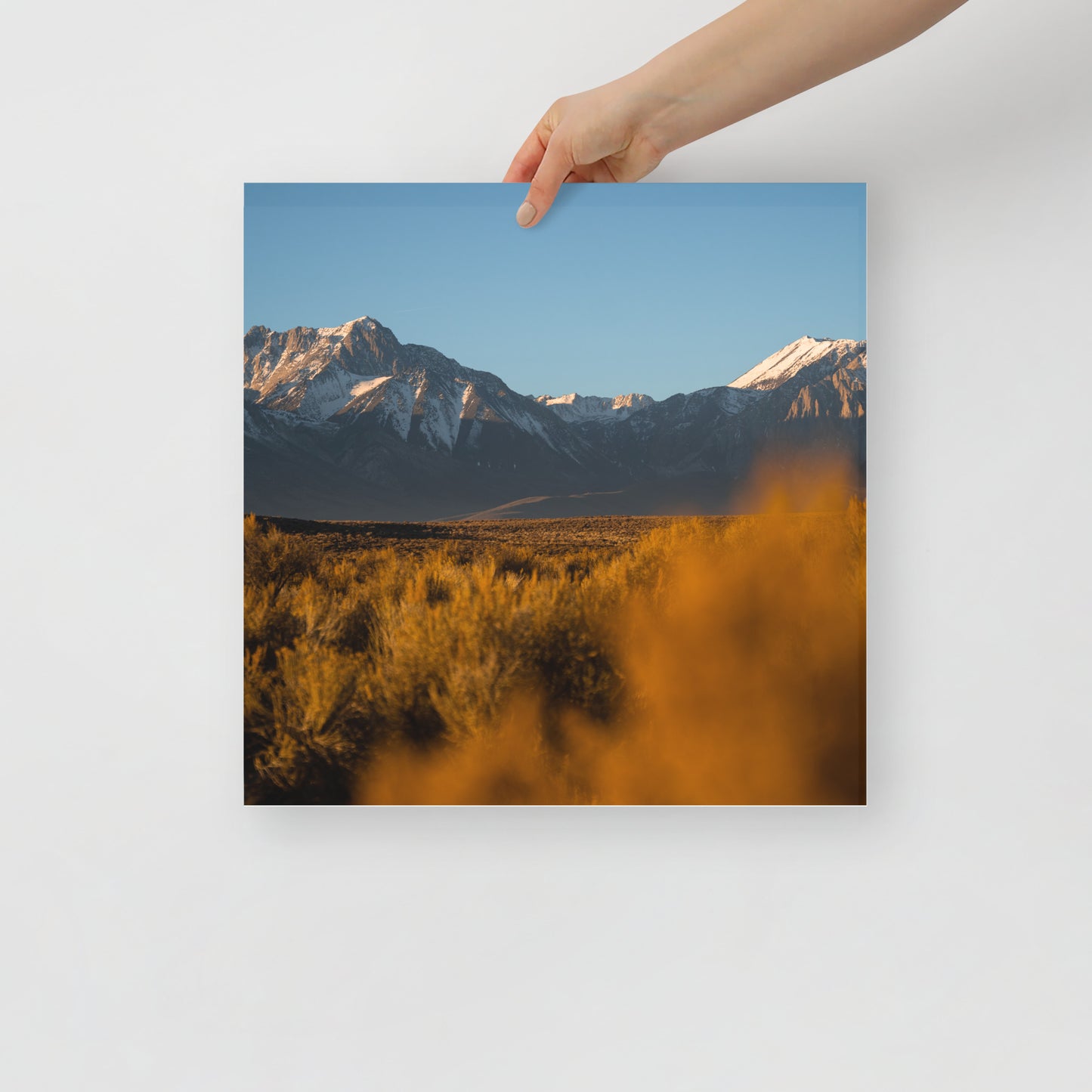 mammoth sunrise print
