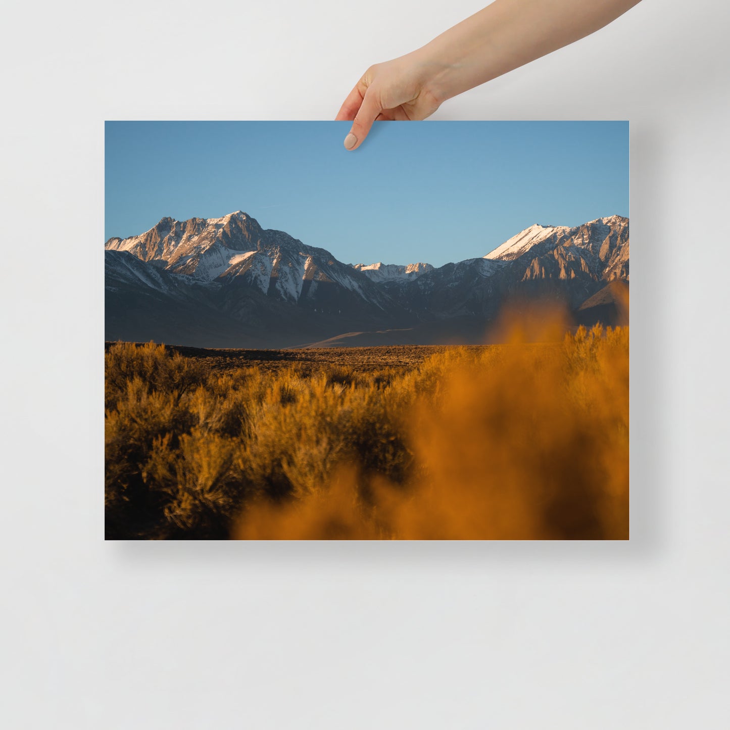 mammoth sunrise print