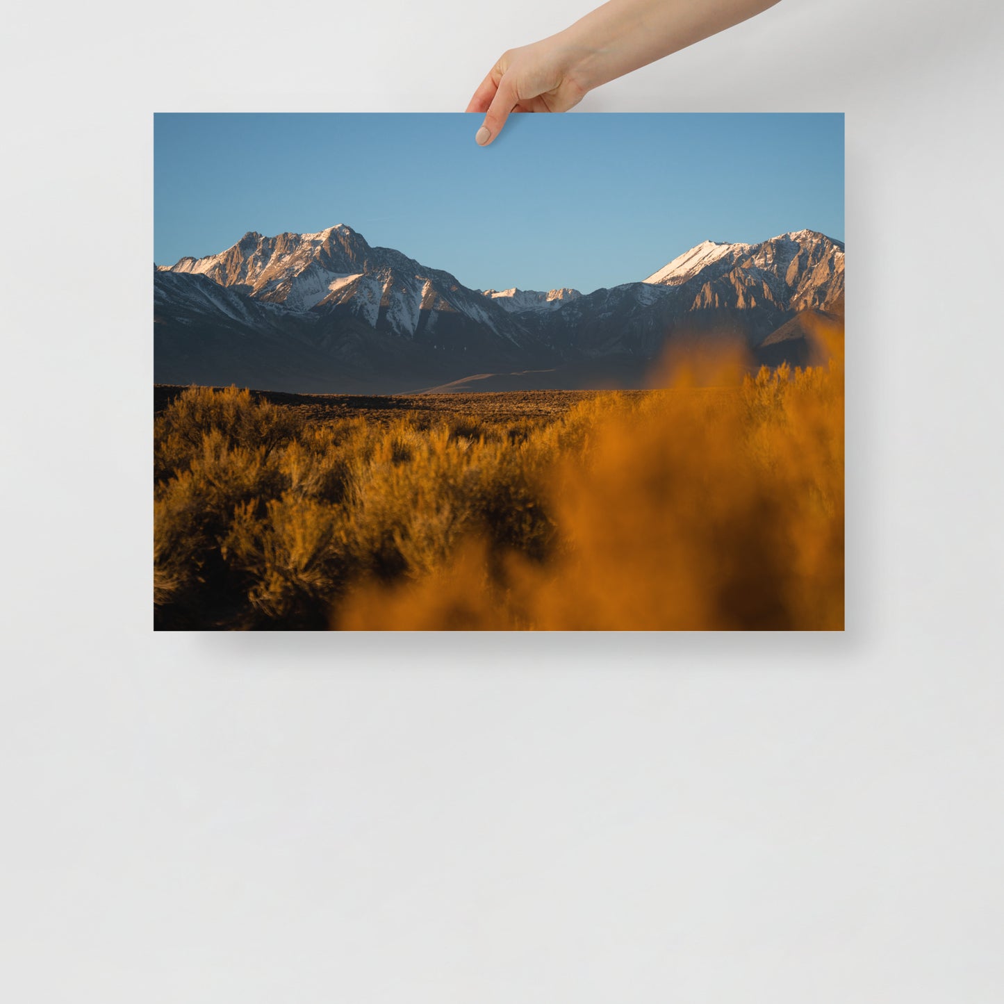 mammoth sunrise print