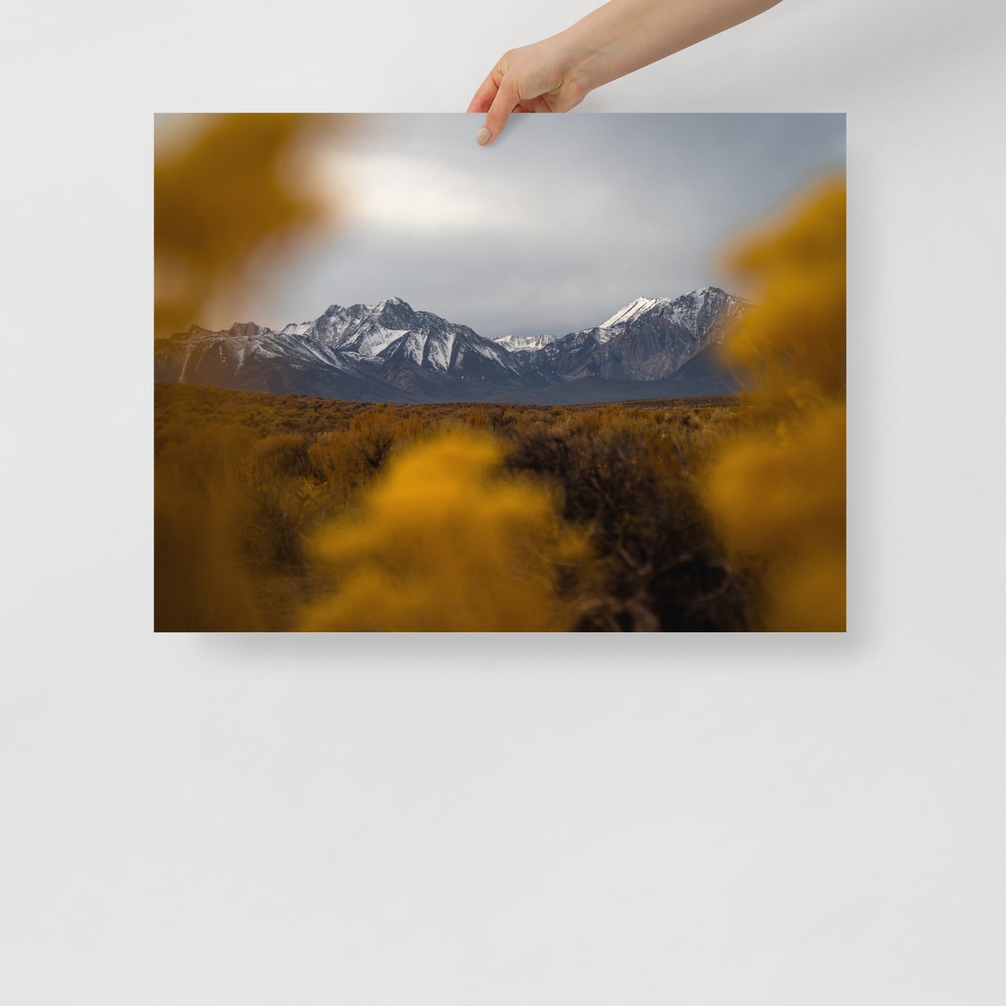 mammoth mountains print