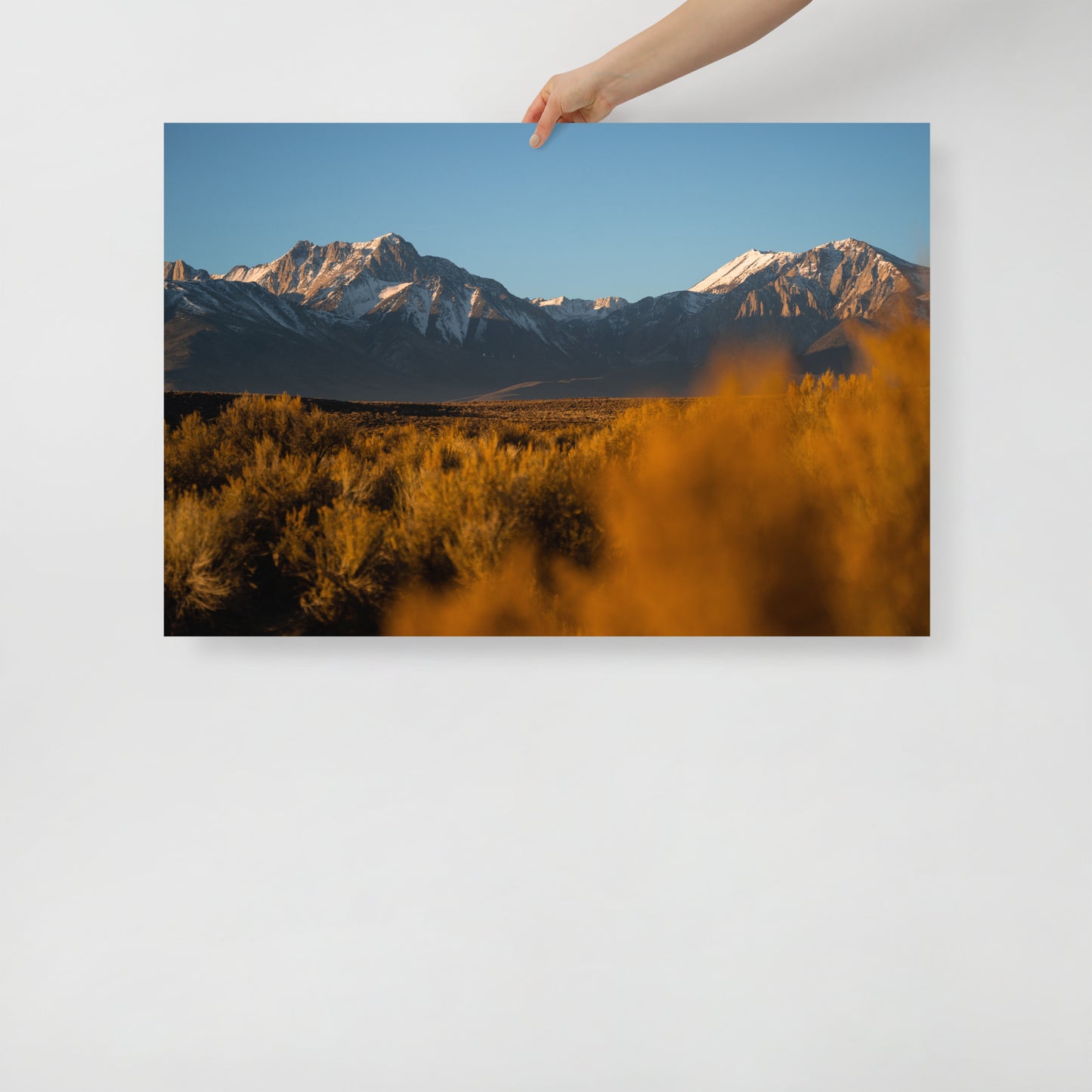 mammoth sunrise print