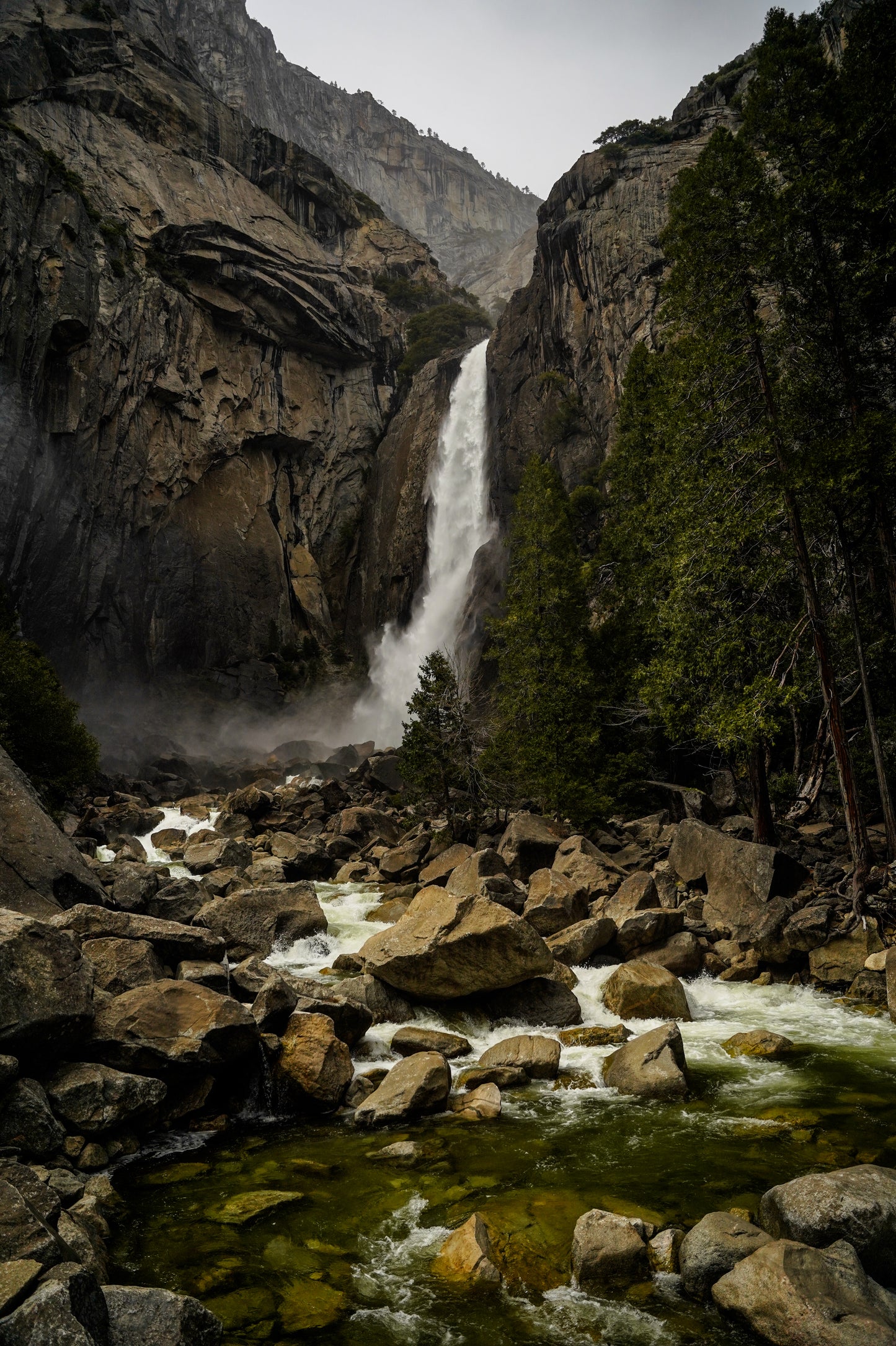 yosemite falls print