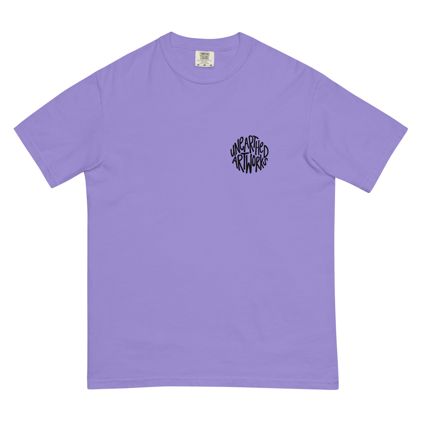 unearthed logo garment-dyed heavyweight t-shirt