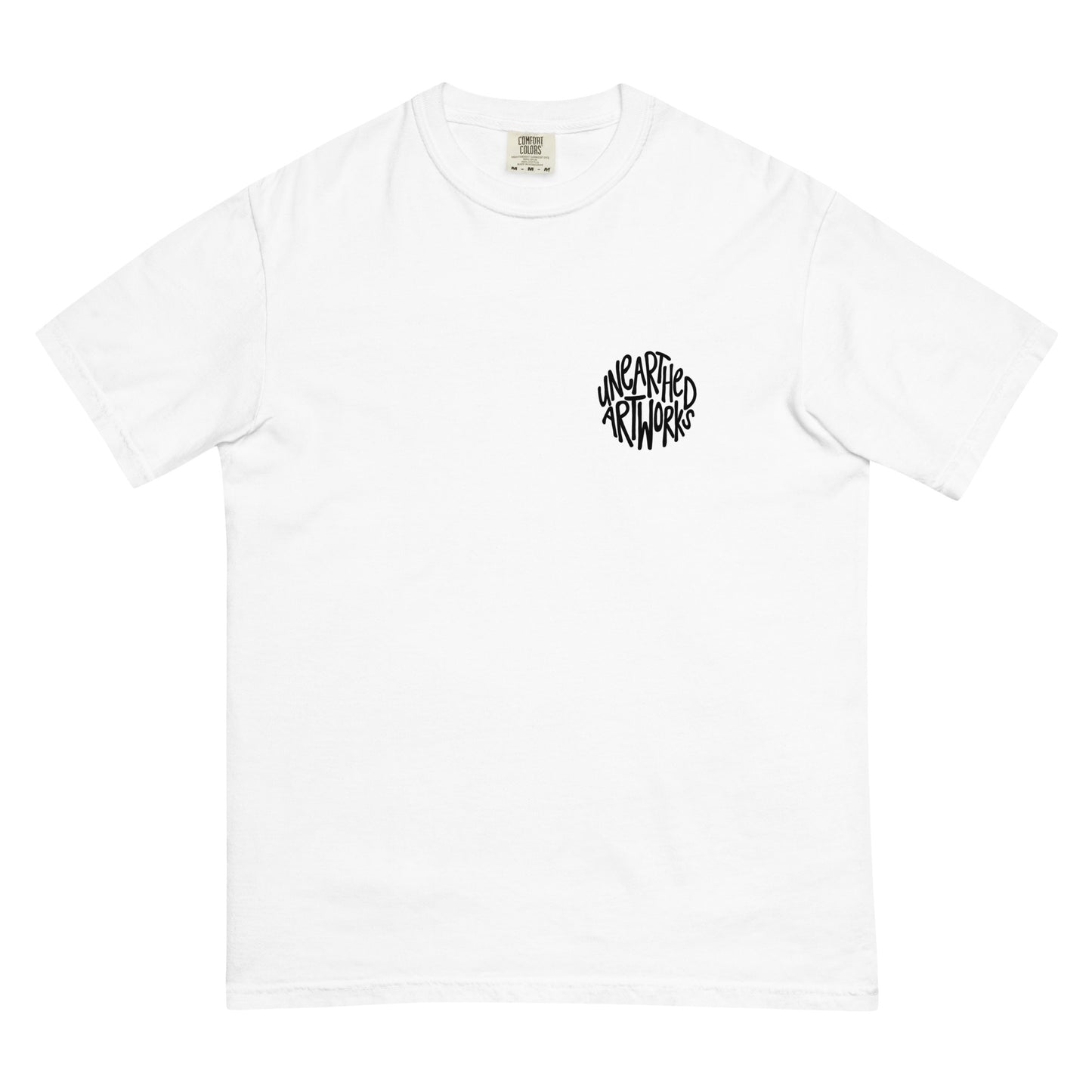 unearthed logo garment-dyed heavyweight t-shirt