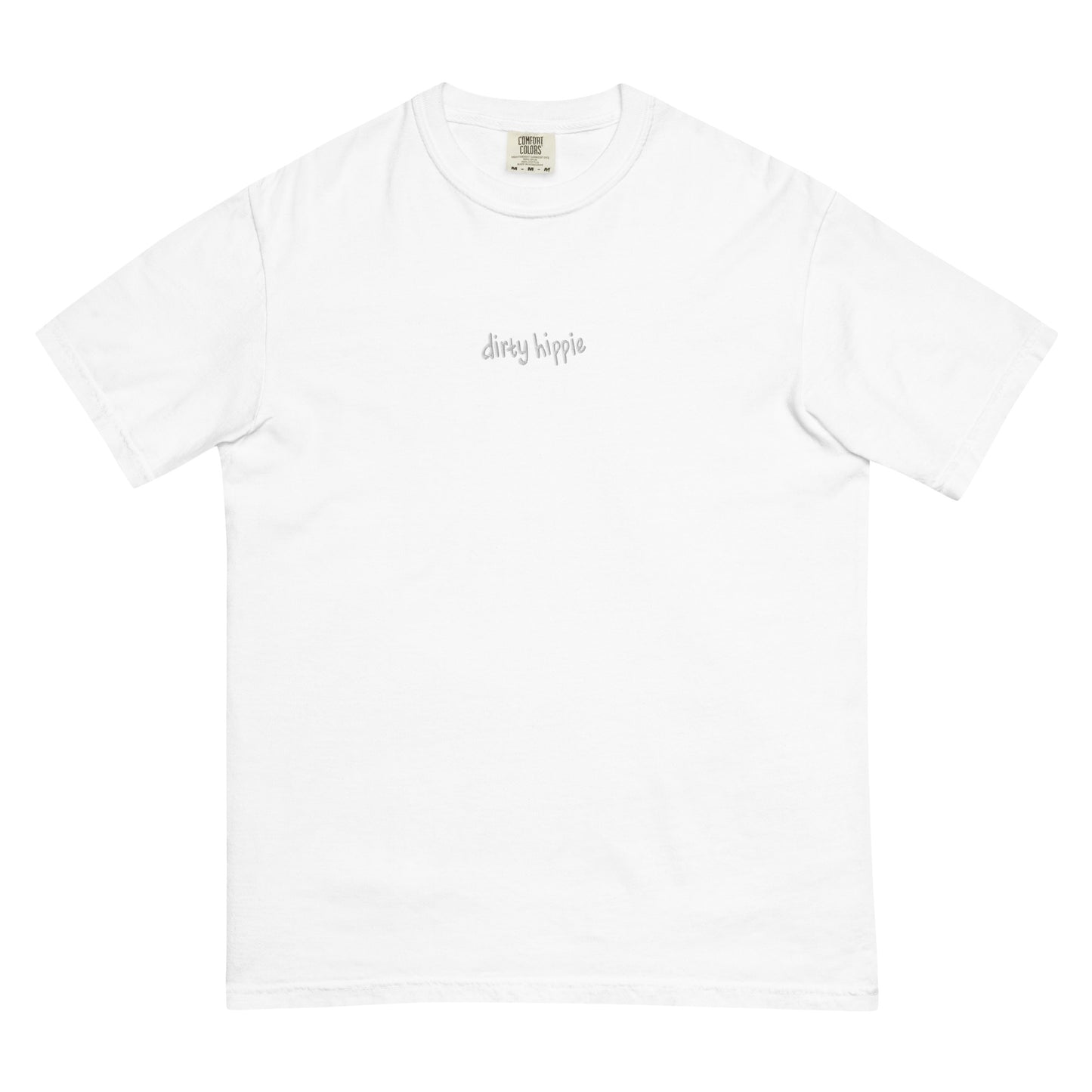 dirty hippie embroidered garment-dyed heavyweight t-shirt